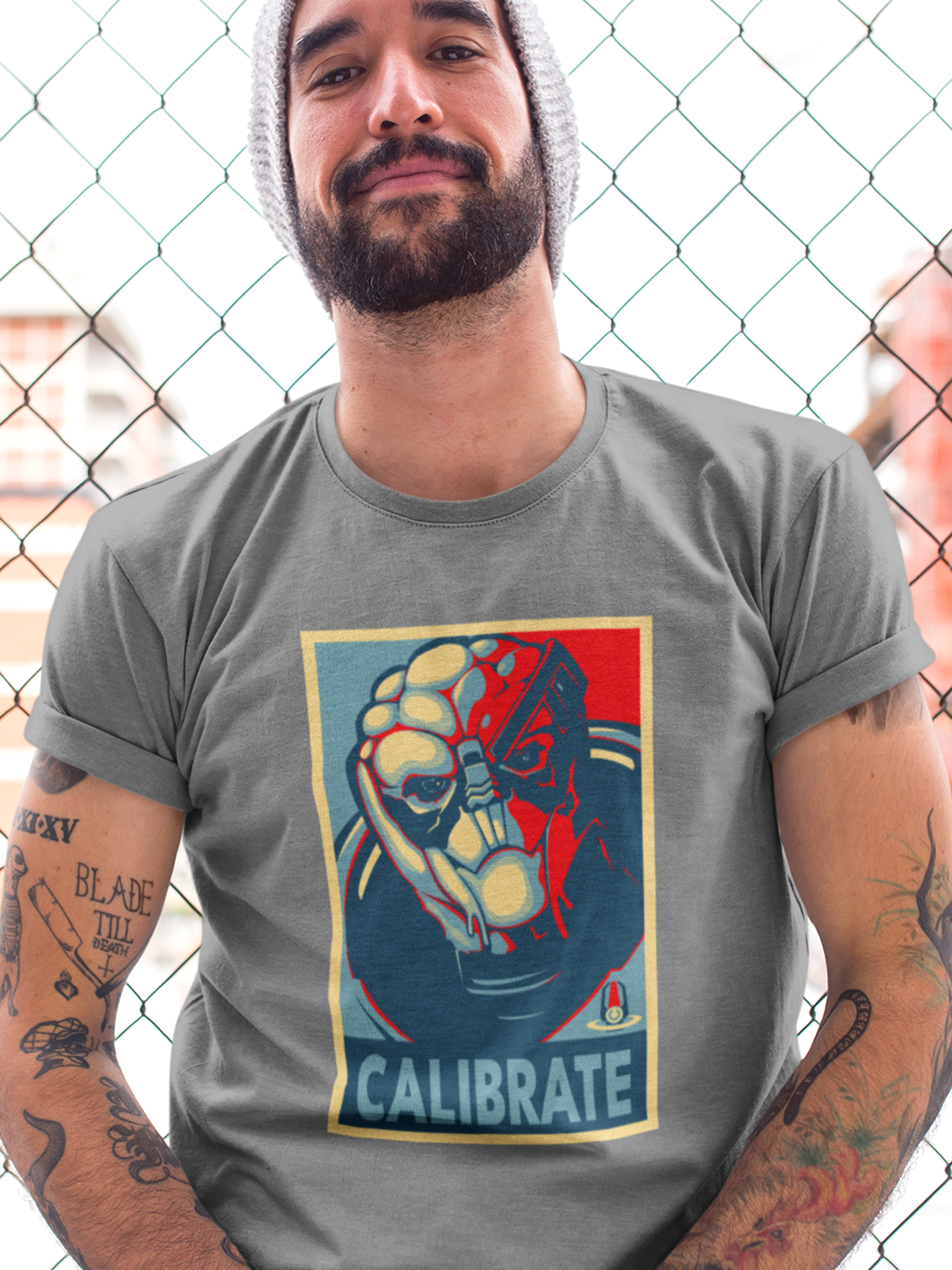 MASS EFFECT - GARRUS VAKARIAN - CALIBRATE  UNISEX TEE