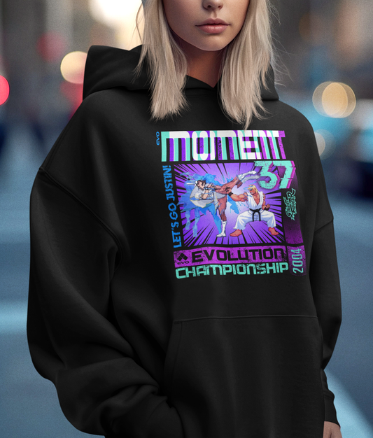 STREET FIGHTER UNISEX HOODIE - STREET FIGHTER MOMENT 37 HOODED SWEATSHIRT