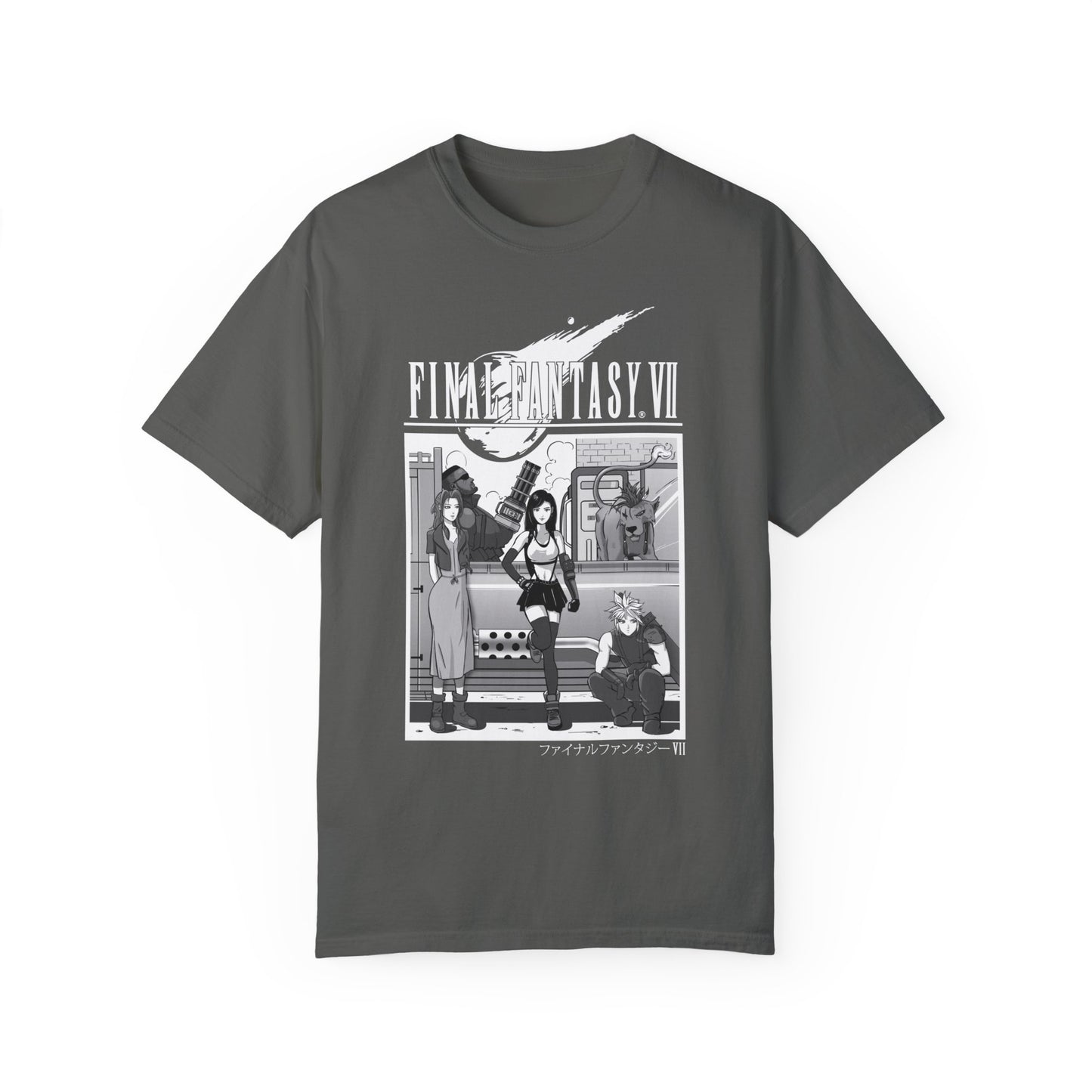 Final Fantasy 7 Tshirt - Road Trip, Unisex Garment-Dyed T-shirt