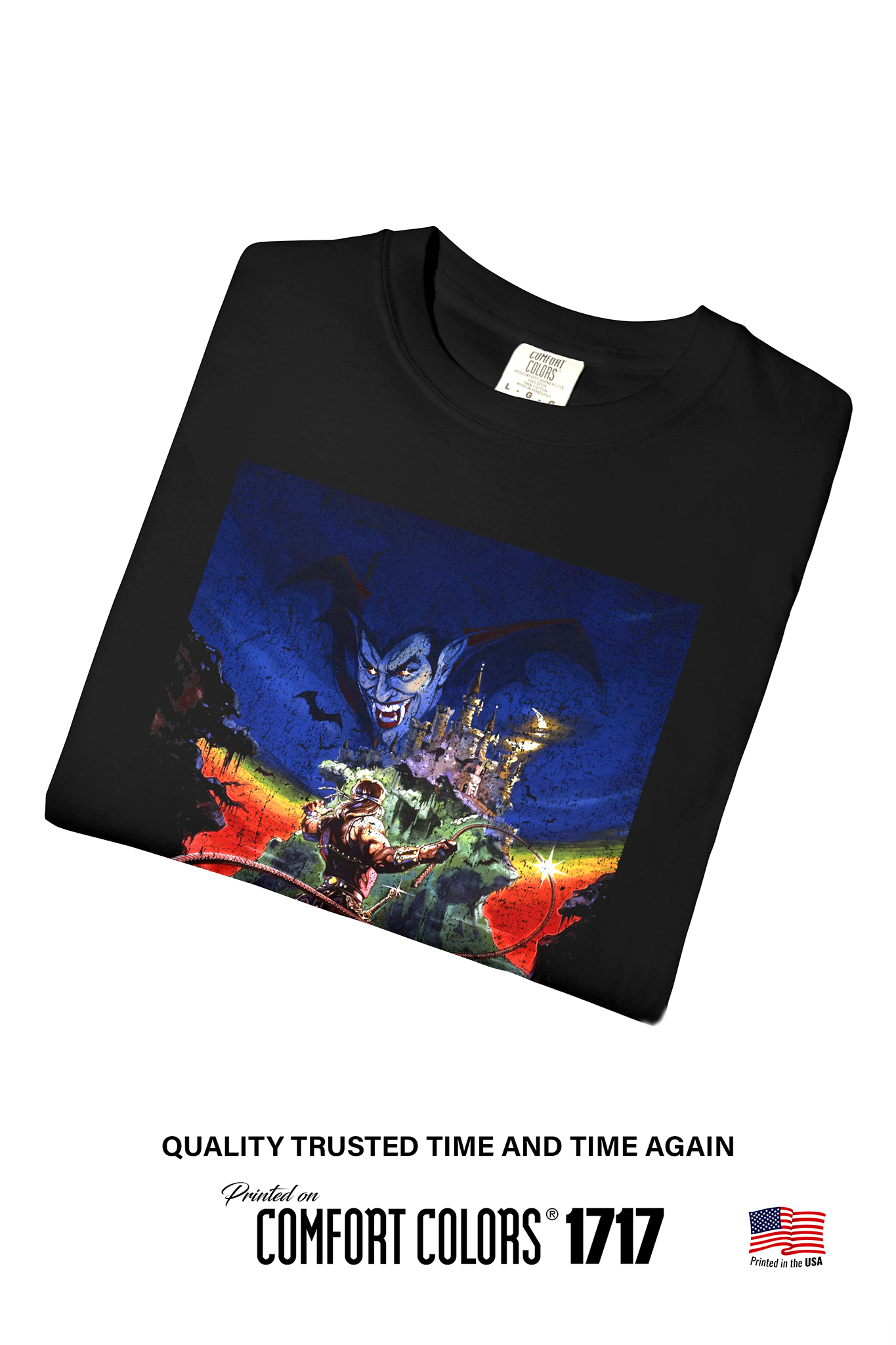 Castlevania Shirt, Unisex Comfort Colors 1717 Tshirt, Japanese Title Variant