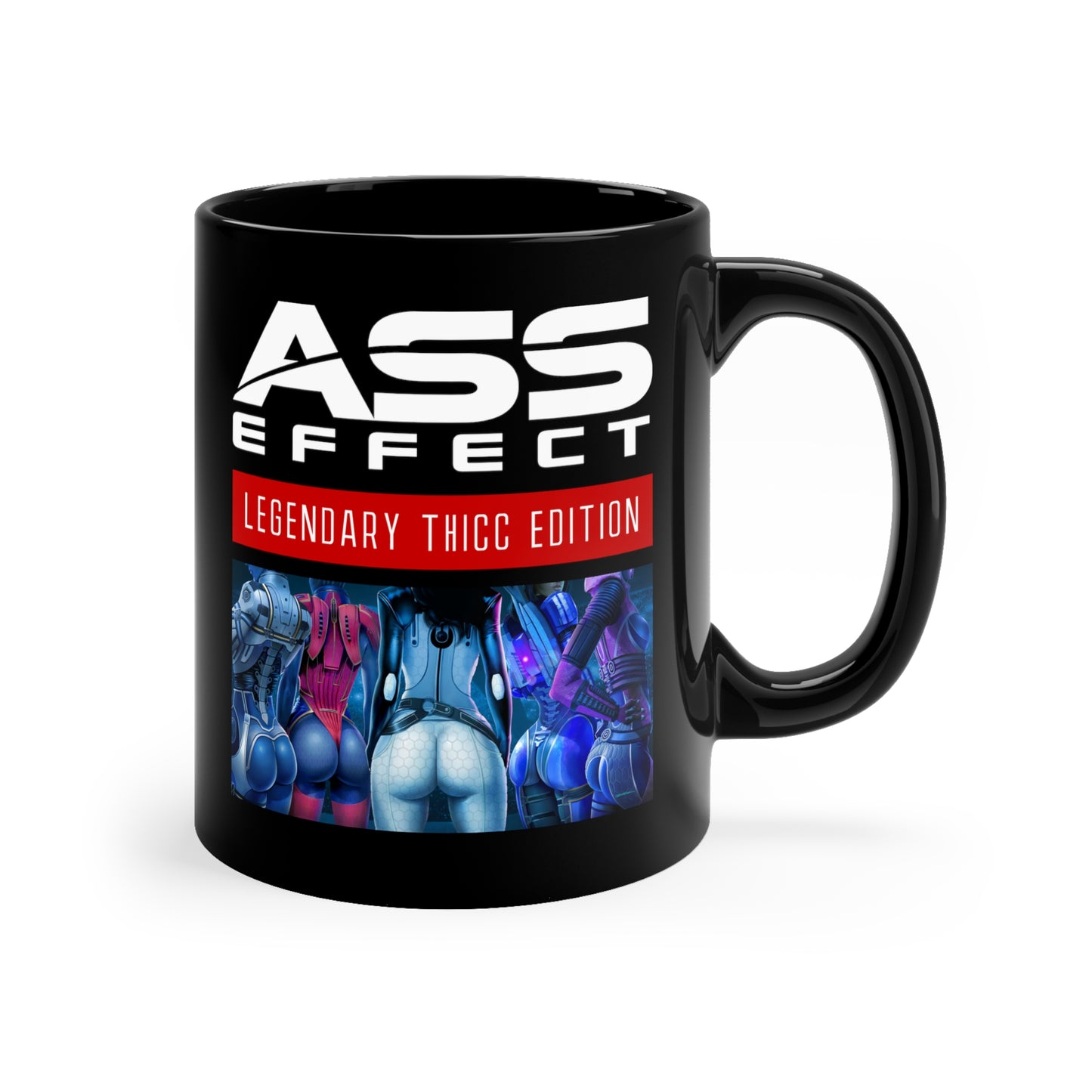 MASS EFFECT - ASS EFFECT LEGENDARY THICC EDITION BLACK MUG 11OZ