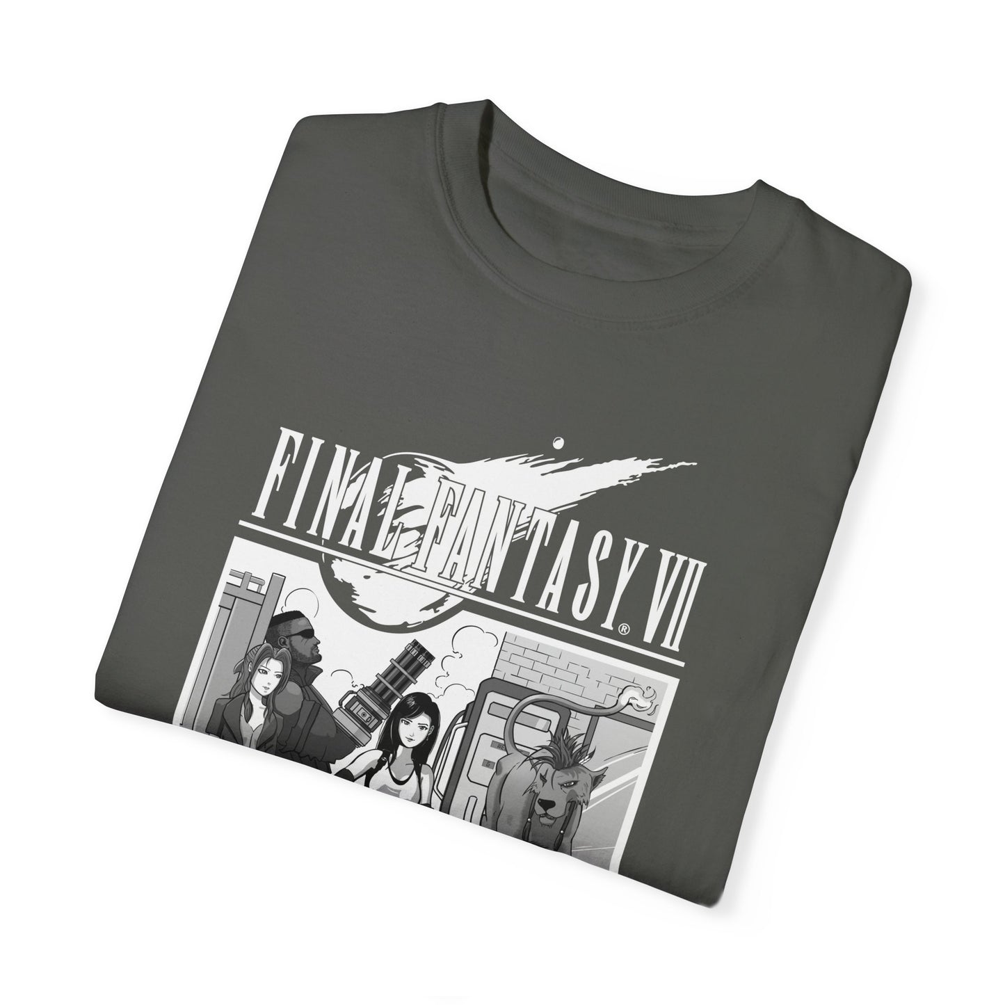 Final Fantasy 7 Tshirt - Road Trip, Unisex Garment-Dyed T-shirt