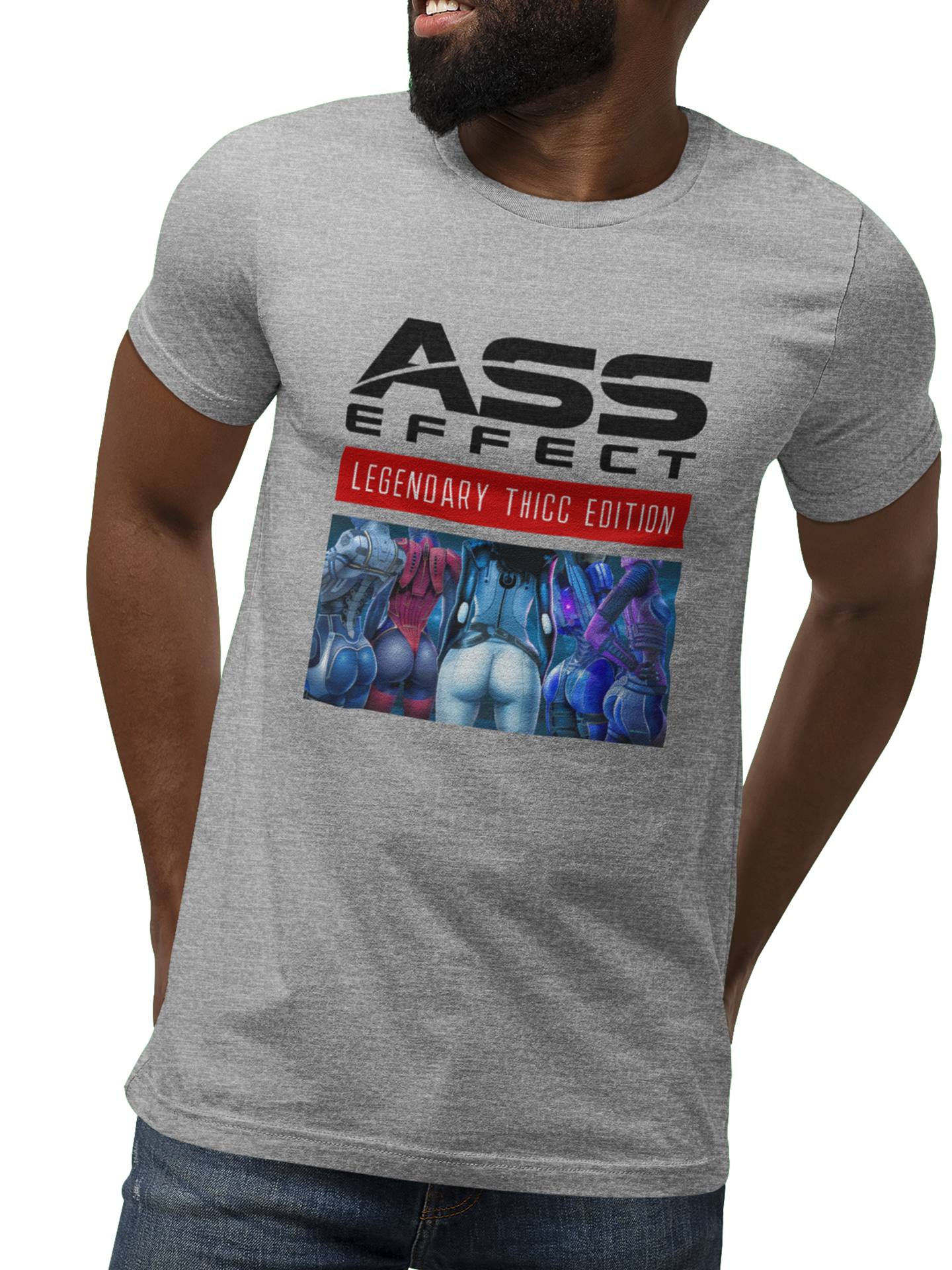 MASS EFFECT - ASS EFFECT LEGENDARY THICC EDITION UNISEX TEE