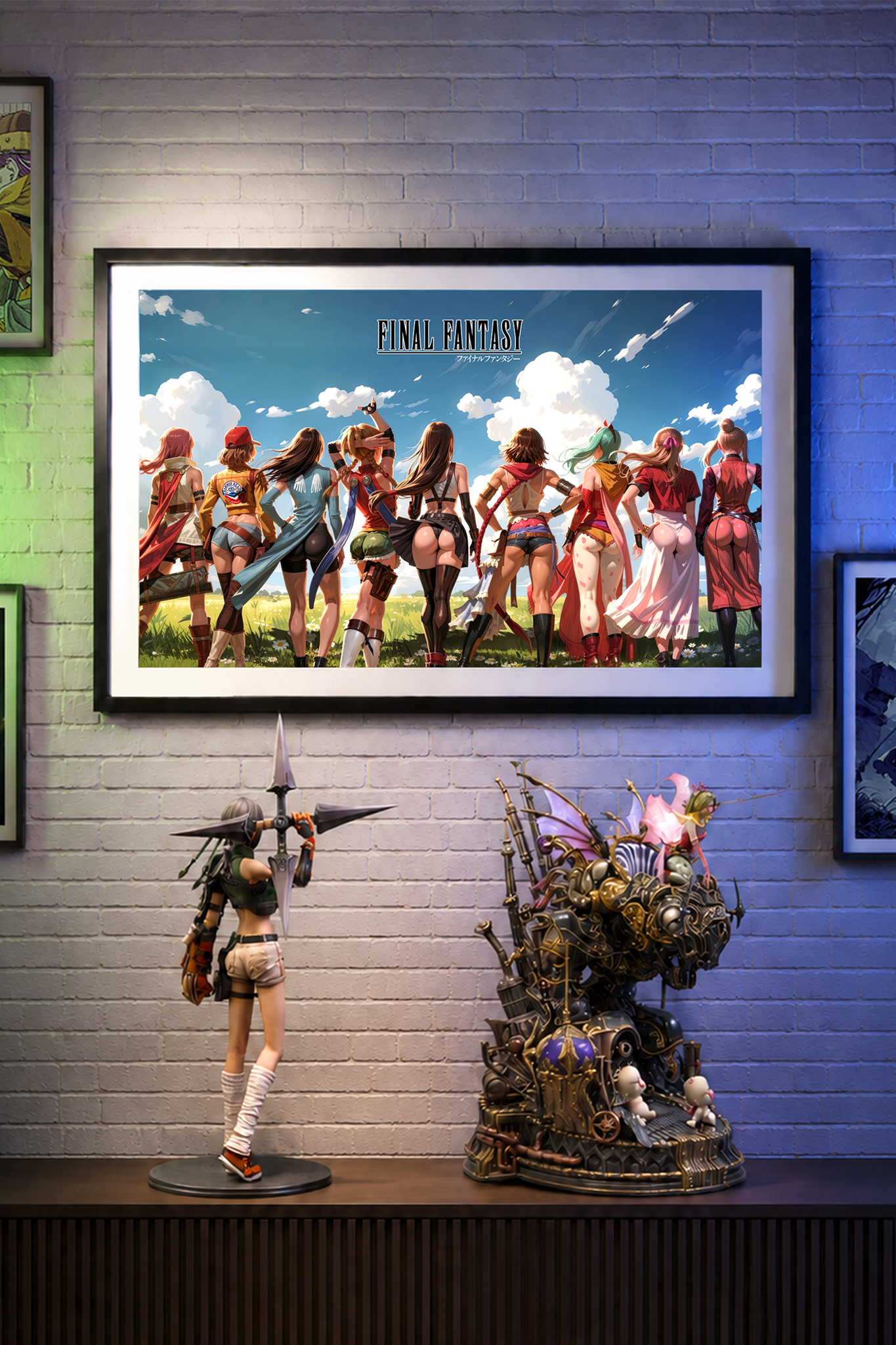 Final Fantasy Poster, Sexy RPG Gamer Poster