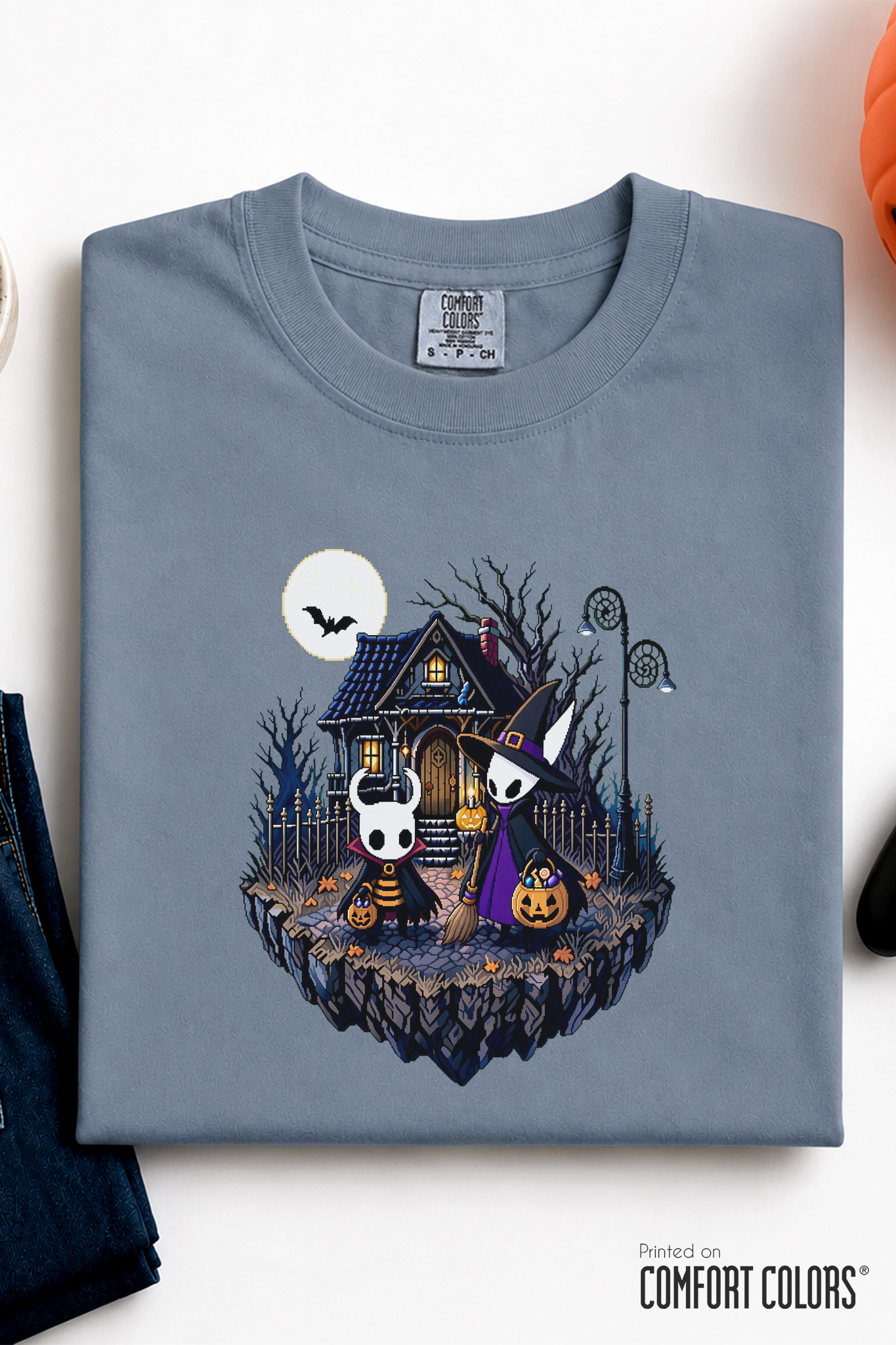 Hollow Knight Halloween Shirt, Comfort Colors Unisex Tee