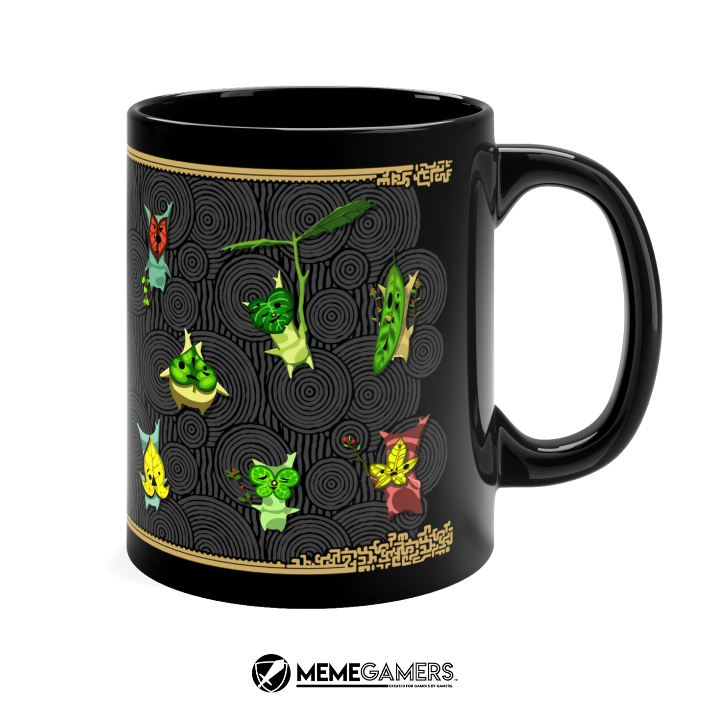 Korok Mug, Black Ceramic 11oz