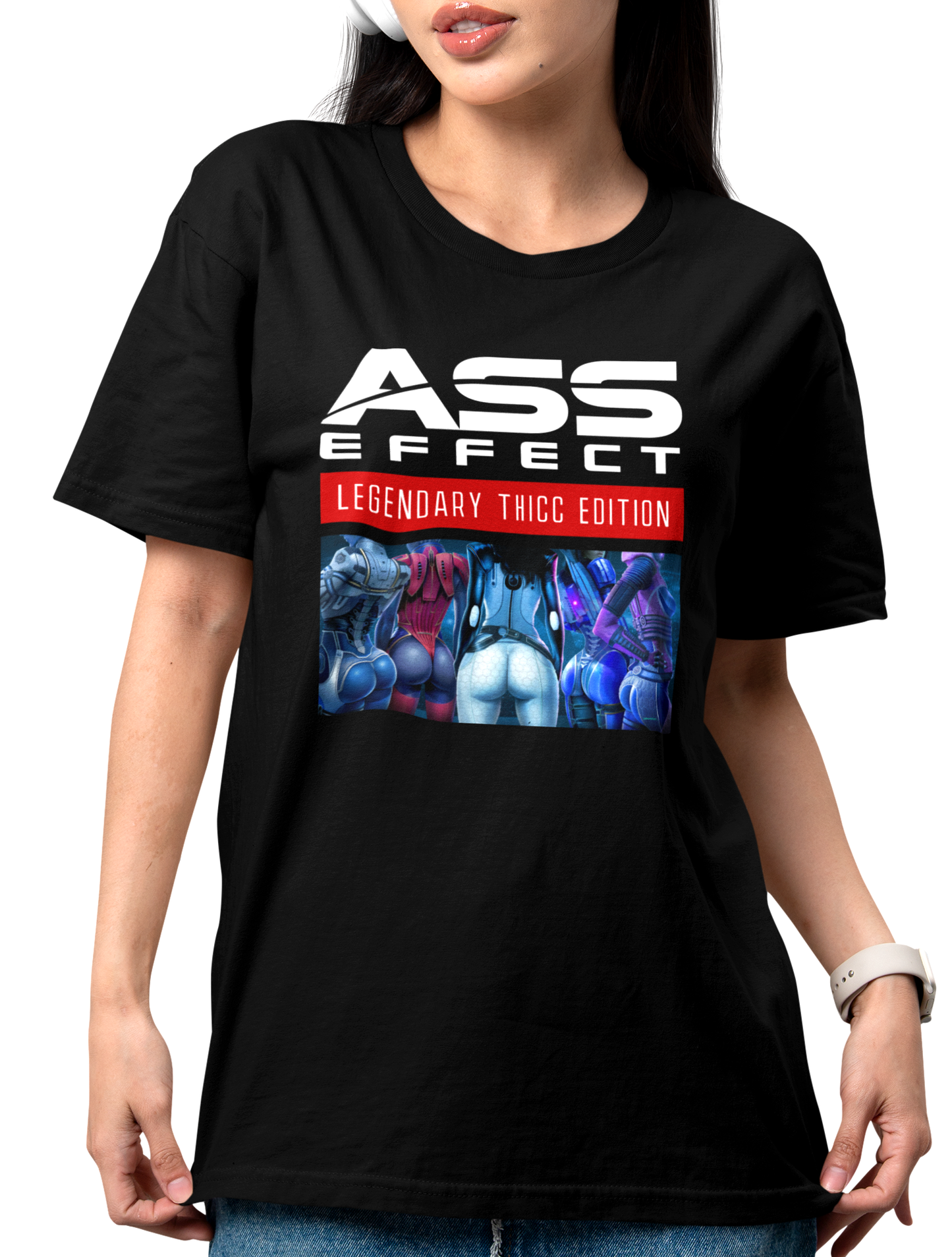 MASS EFFECT - ASS EFFECT LEGENDARY THICC EDITION UNISEX TEE