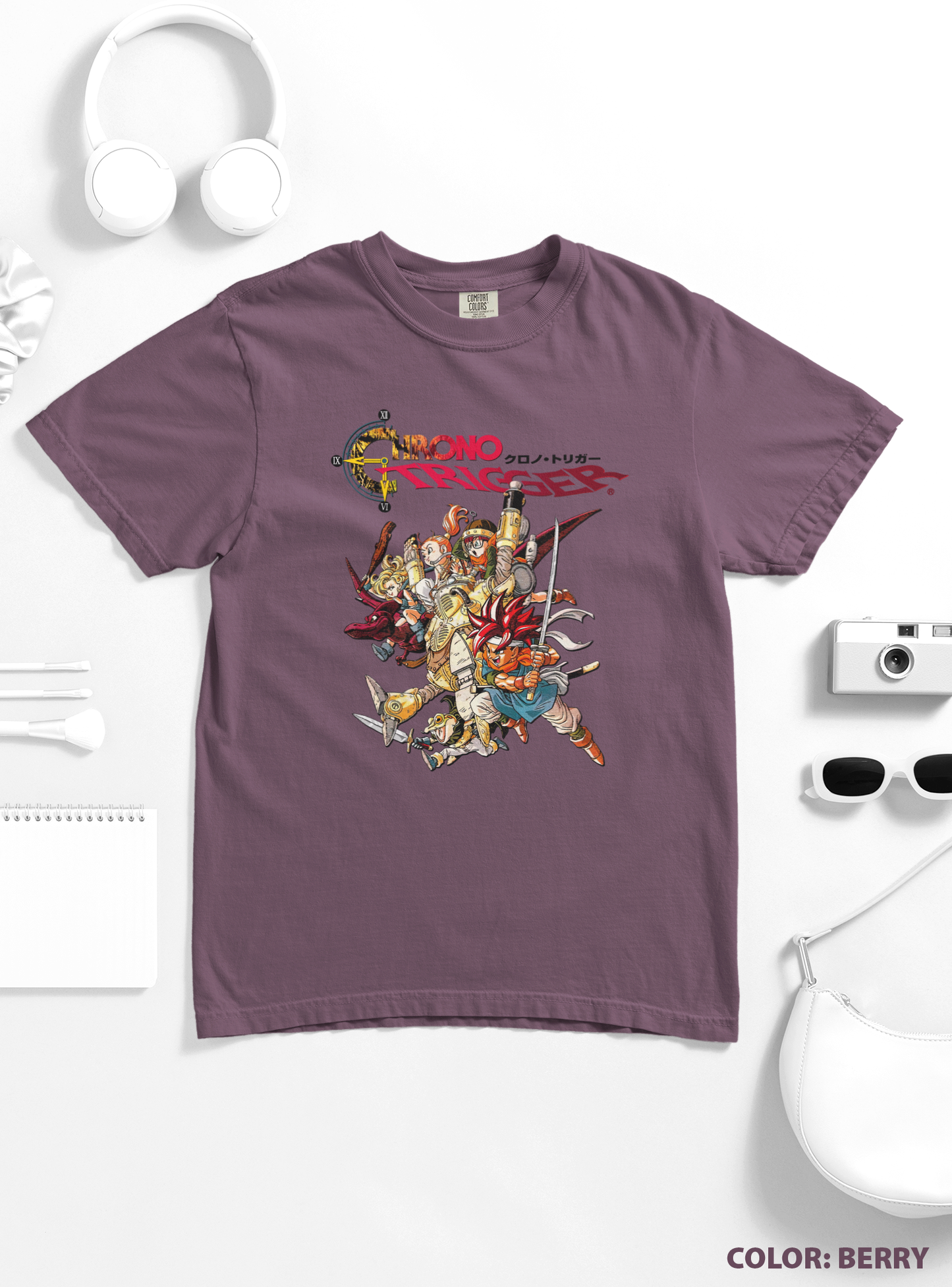 Chrono Trigger T-Shirt | Iconic Retro Gaming Design | Unisex Comfort Colors Shirt