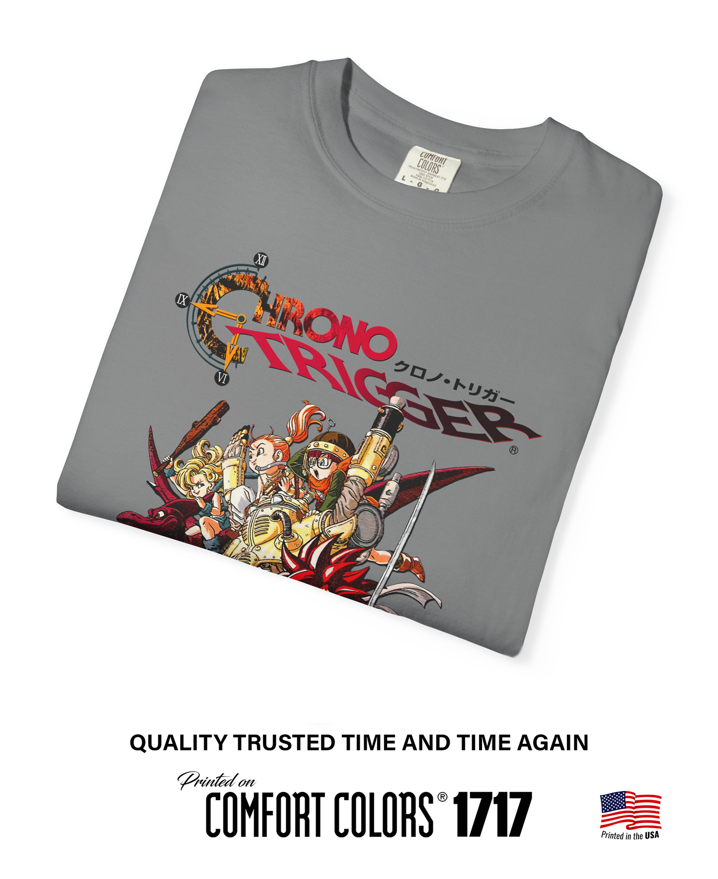 Chrono Trigger T-Shirt | Iconic Retro Gaming Design | Unisex Comfort Colors Shirt