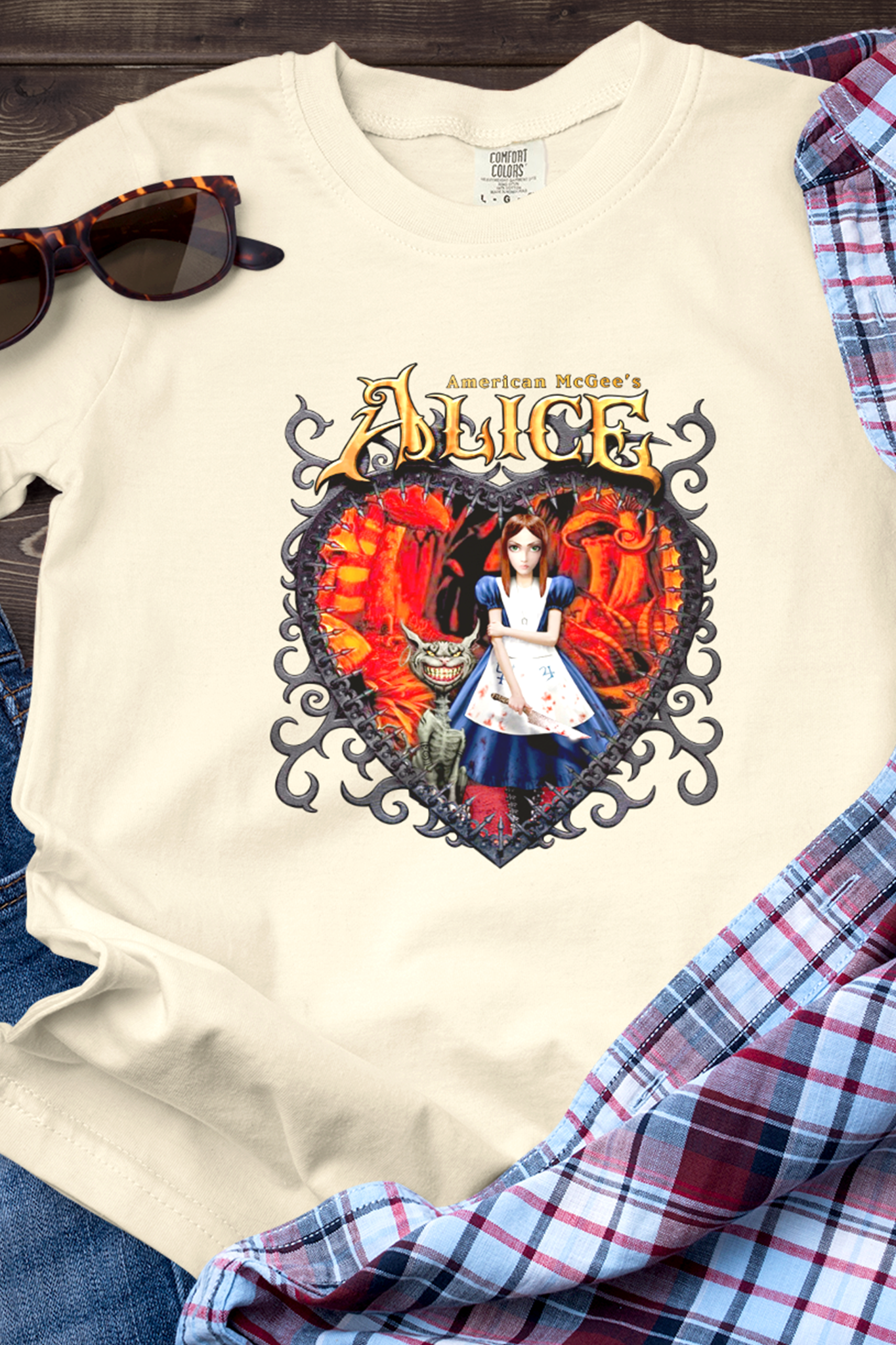 Alice Shirt - Comfort Colors Unisex T-Shirt, American McGee