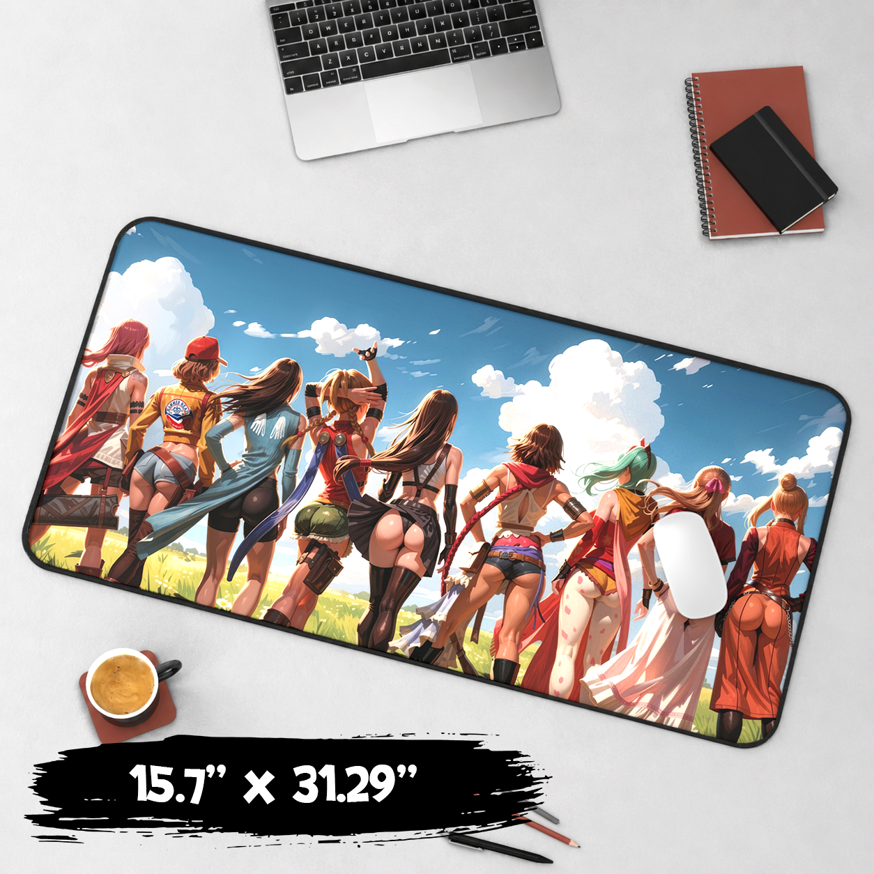 Final Fantasy Inspired Gaming Mousepad | XXL Desk Mat for Gamers