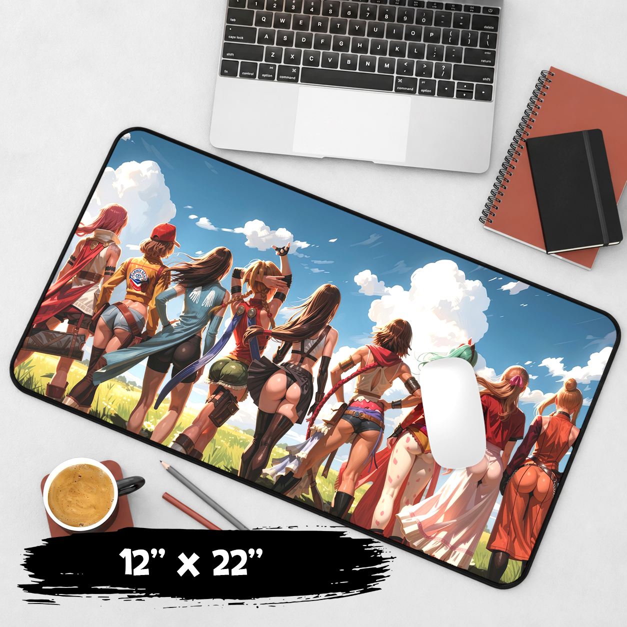 Final Fantasy Inspired Gaming Mousepad | XXL Desk Mat for Gamers
