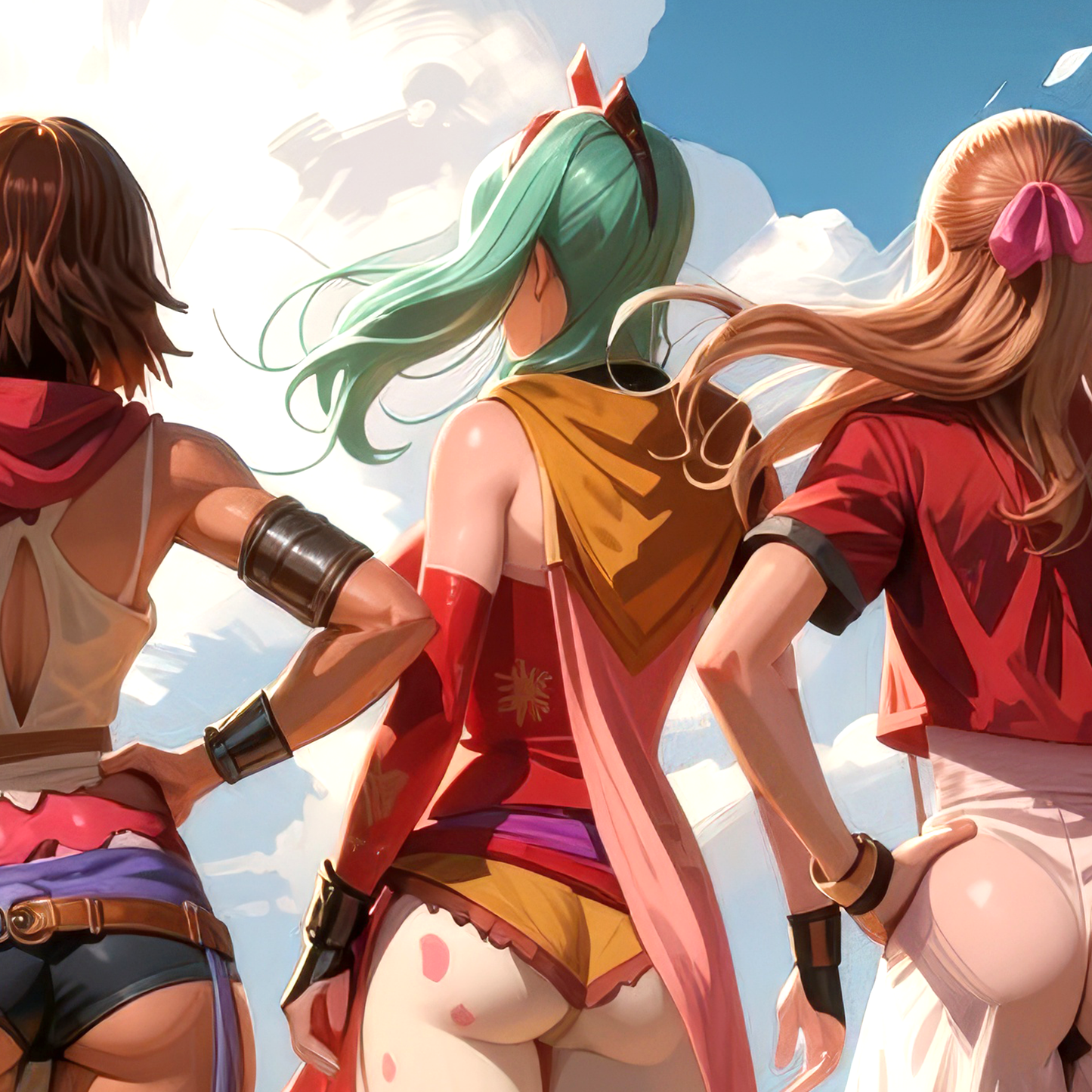 Final Fantasy Inspired Gaming Mousepad | XXL Desk Mat for Gamers