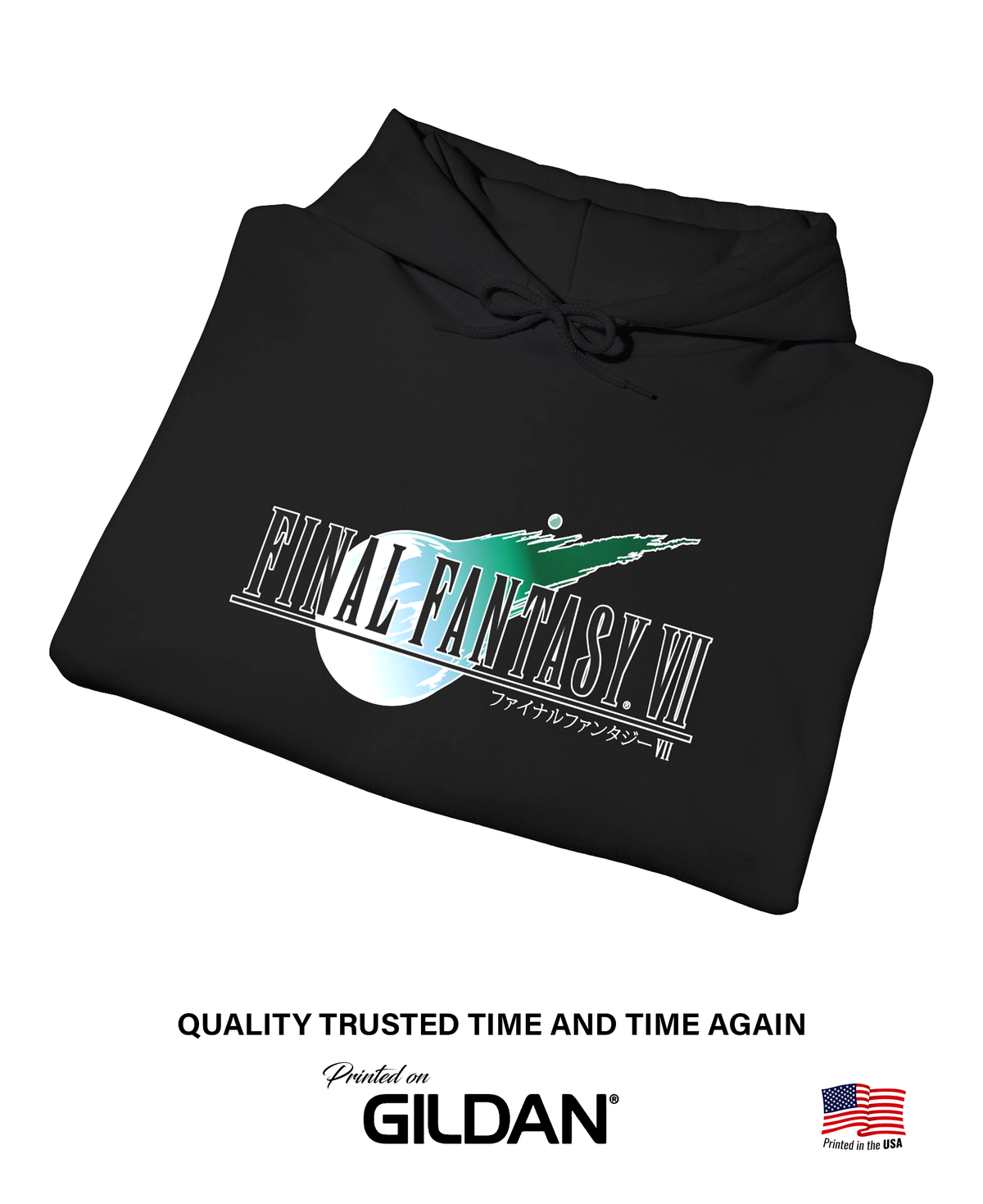 FF7 Hoodie, Gildan Unisex Hooded Sweatshirt