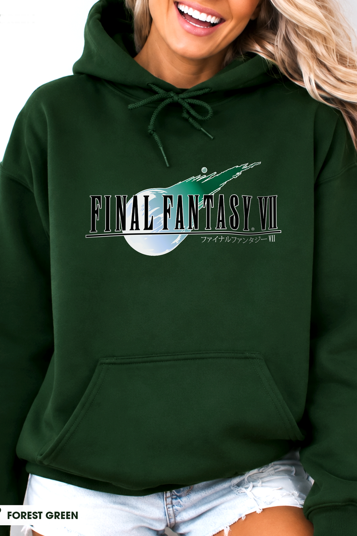 FF7 Hoodie, Gildan Unisex Hooded Sweatshirt