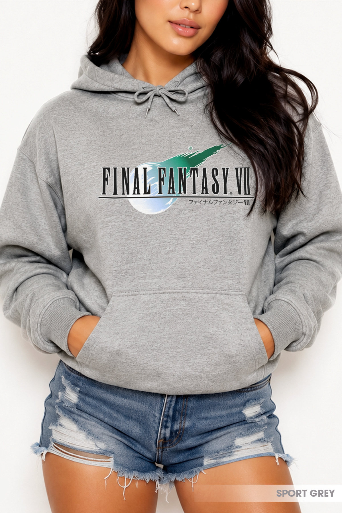 FF7 Hoodie, Gildan Unisex Hooded Sweatshirt