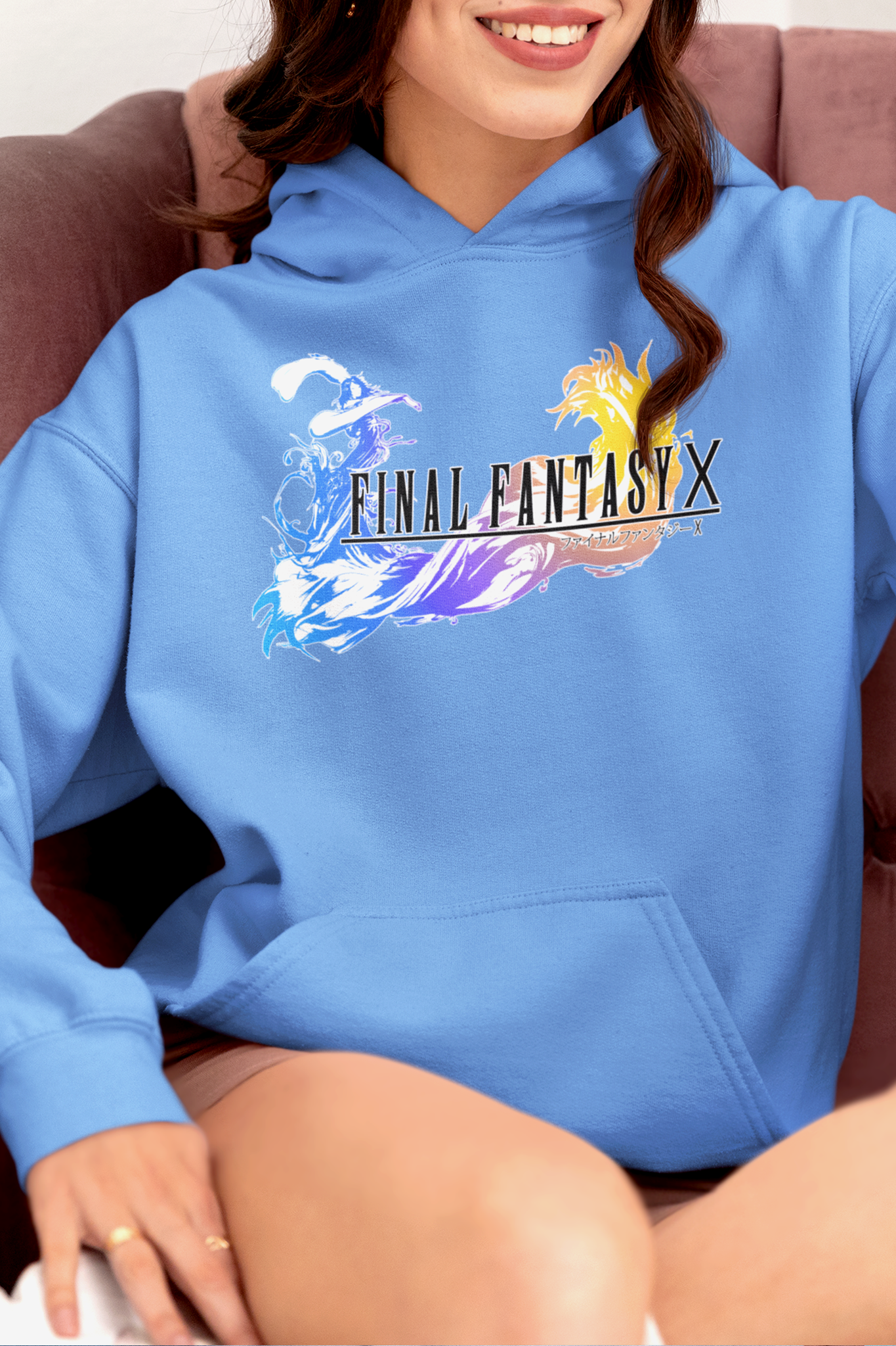 Final Fantasy 10 Hoodie, Gilden Unisex Hooded Sweatshirt