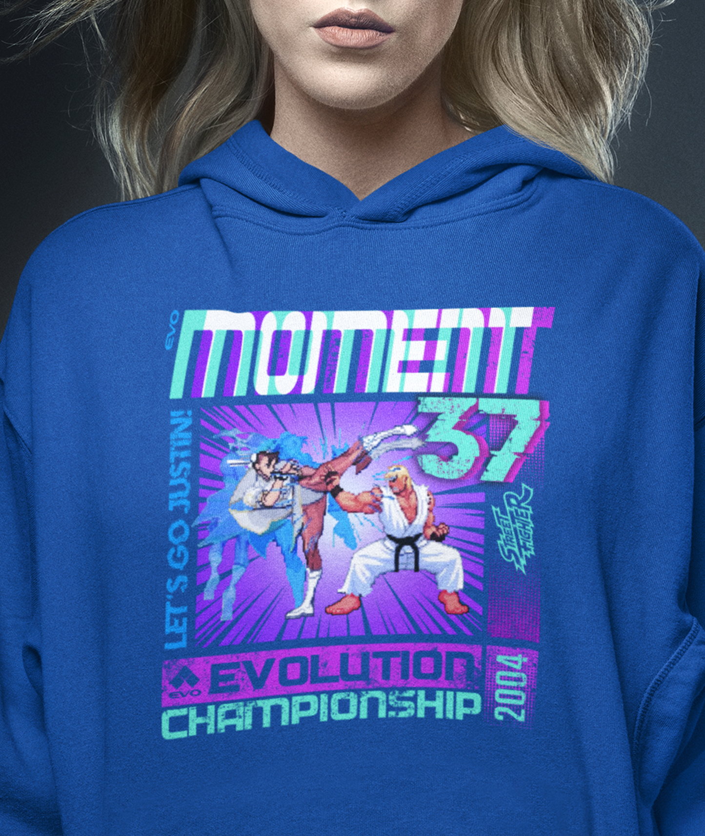 STREET FIGHTER UNISEX HOODIE - STREET FIGHTER MOMENT 37 HOODED SWEATSHIRT