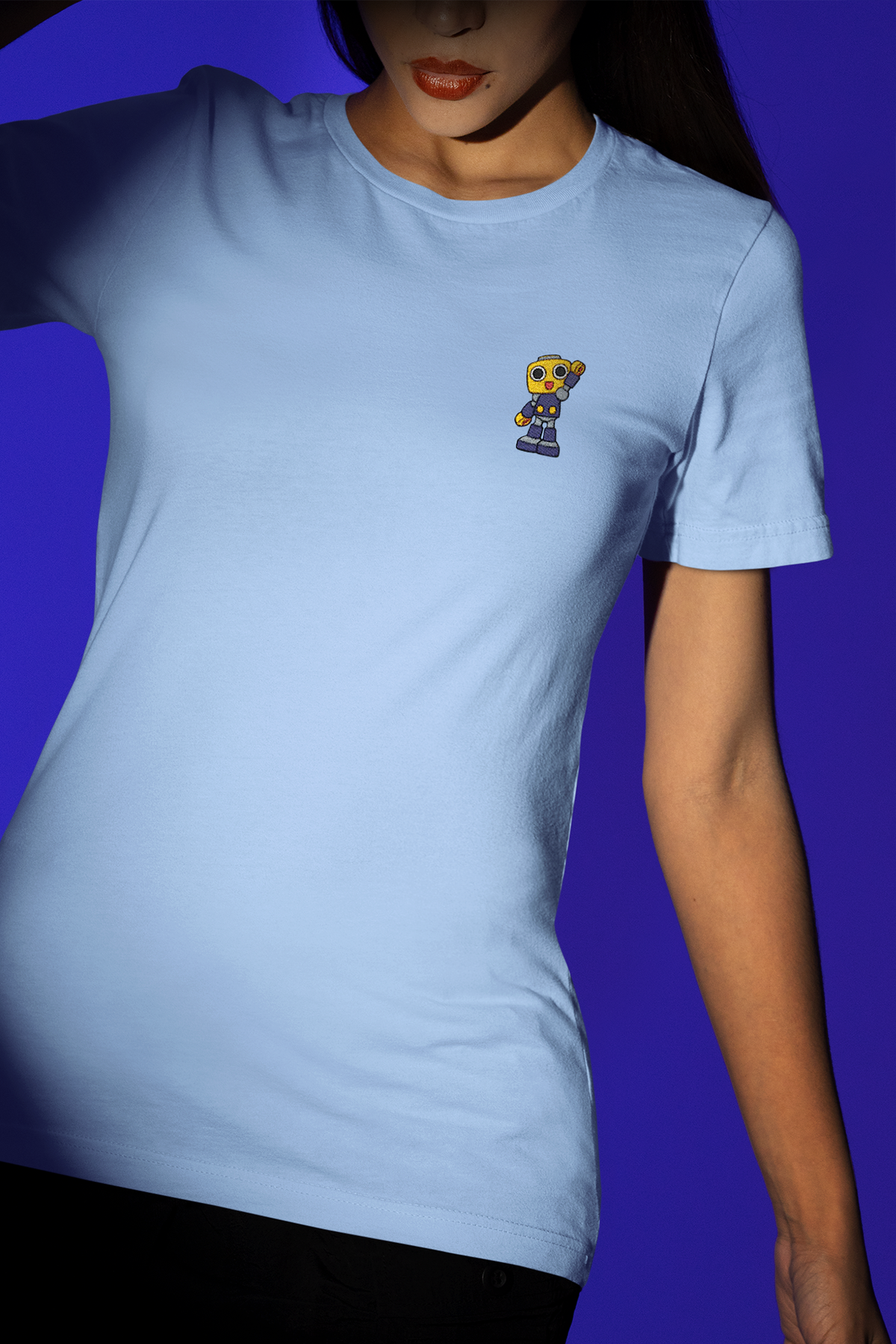 Servbot Embroidered Shirt, Tron Bonne Unisex Tshirt, Mega Man Legends Tee