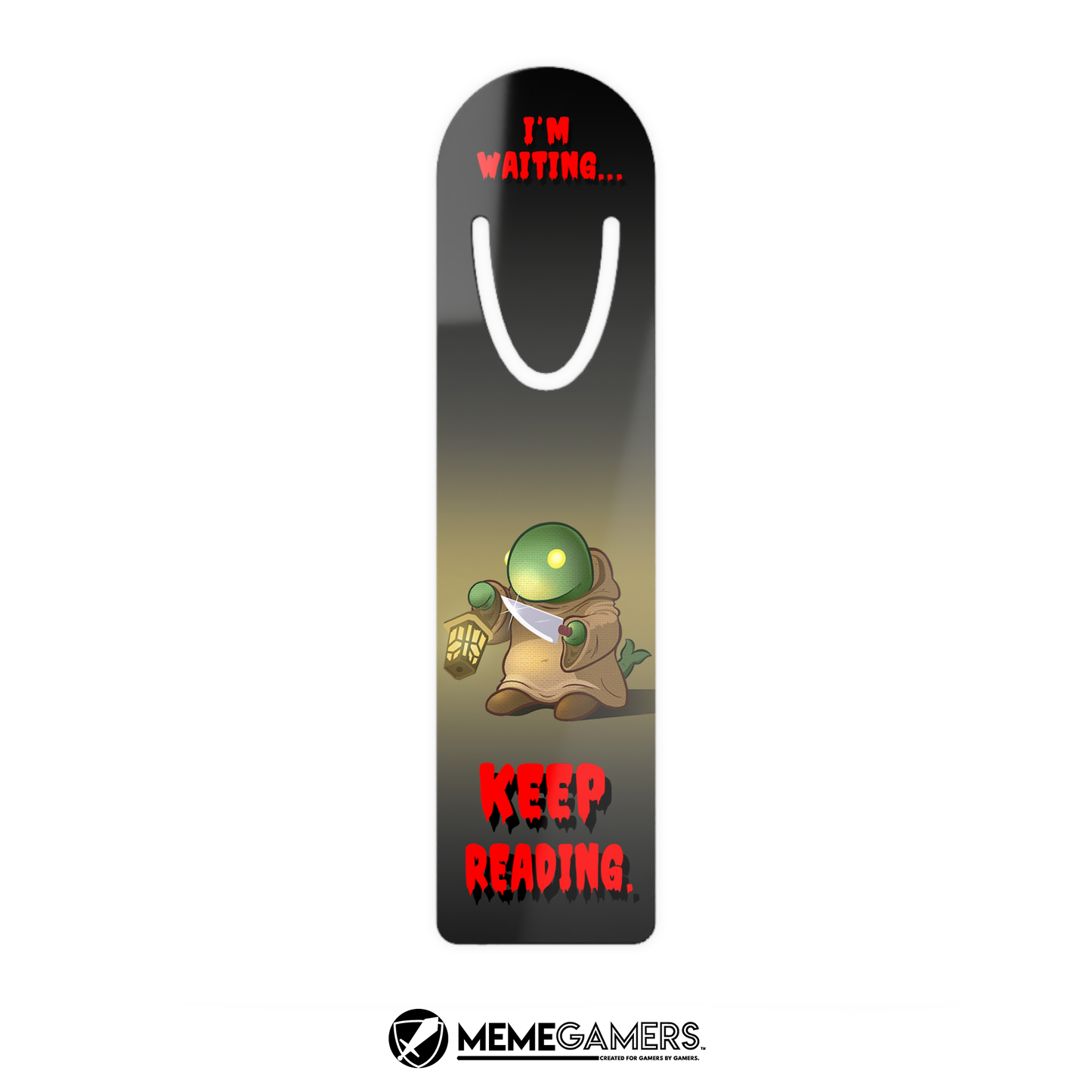 Final Fantasy Aluminum Bookmark, Tonberry Metal Bookmark
