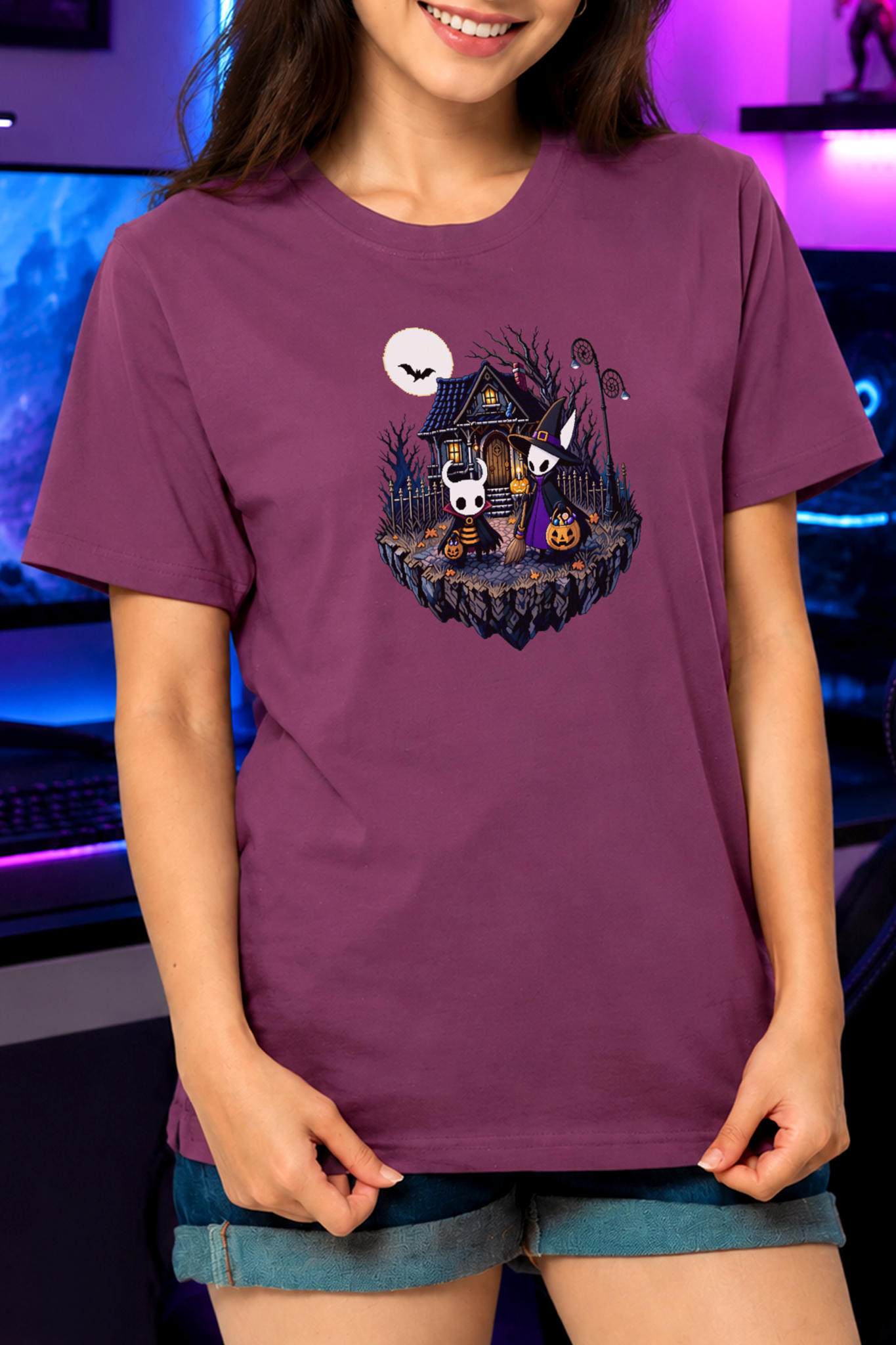 Hollow Knight Halloween Shirt, Comfort Colors Unisex Tee