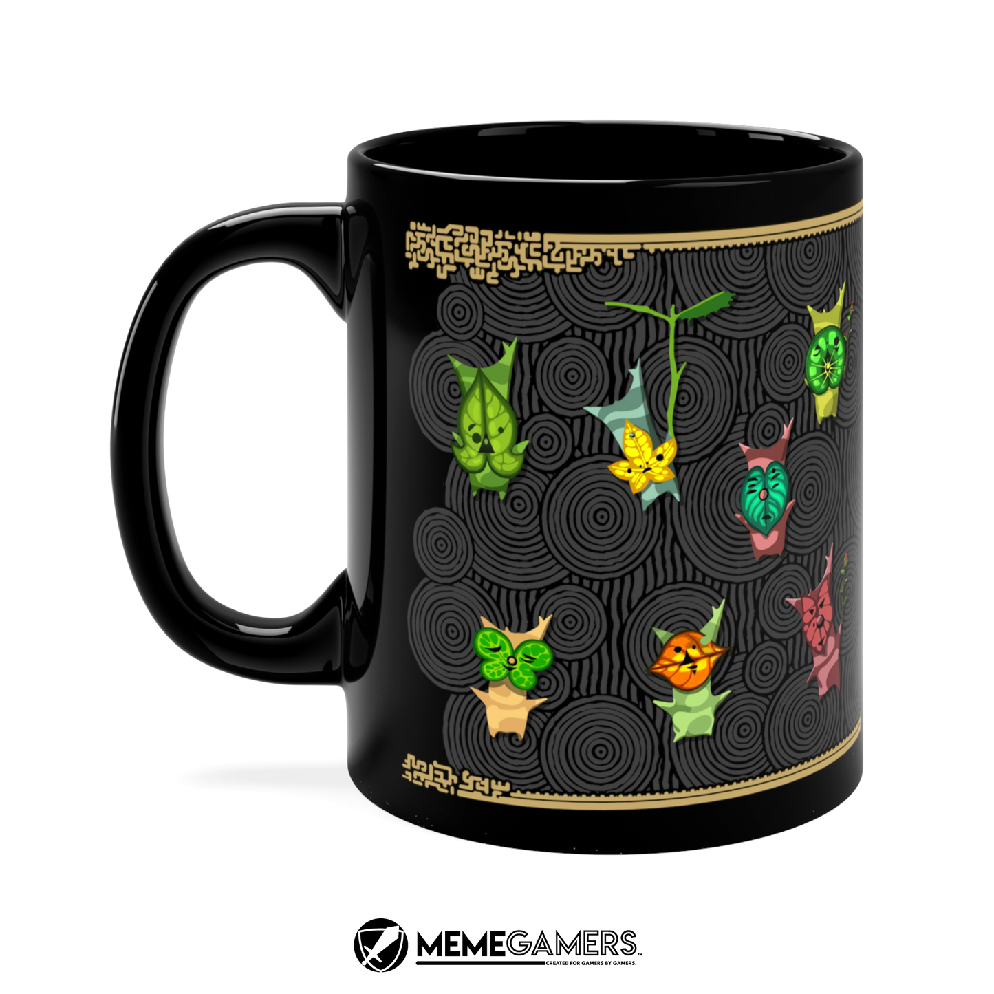 Korok Mug, Black Ceramic 11oz