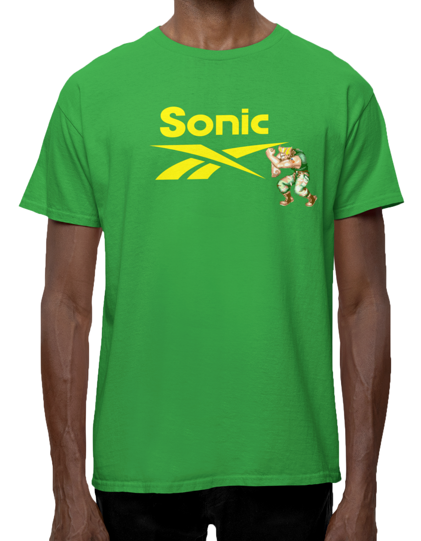 Guile Sonic Boom Shirt, Unisex Street Fighter Parody Tee