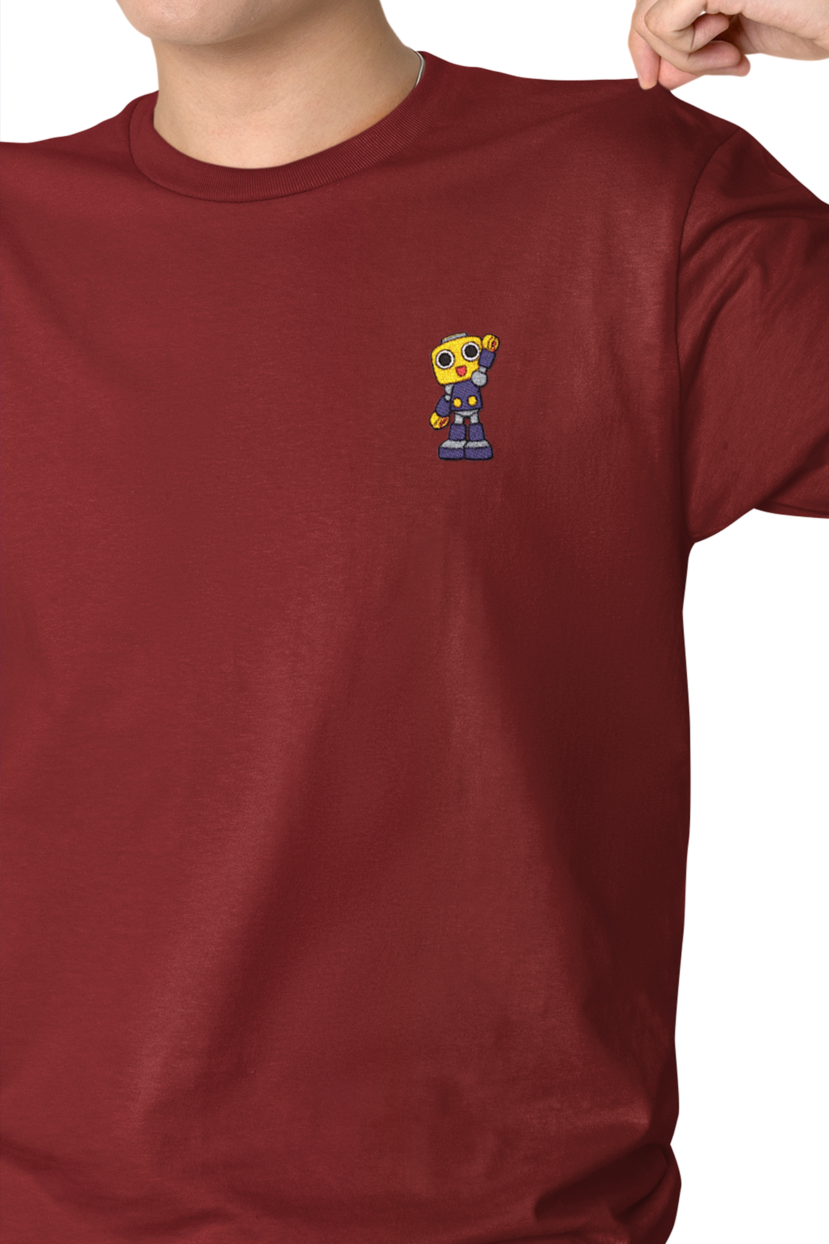 Servbot Embroidered Shirt, Tron Bonne Unisex Tshirt, Mega Man Legends Tee