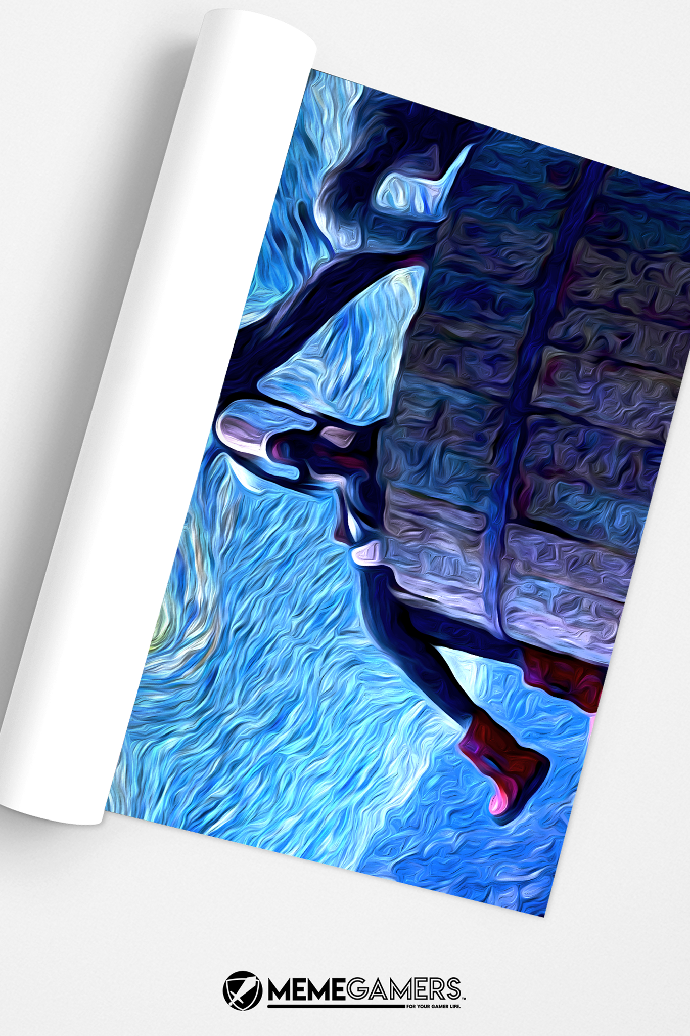 Final Fantasy 7 Poster, Tifa Starry Nibelheim Print