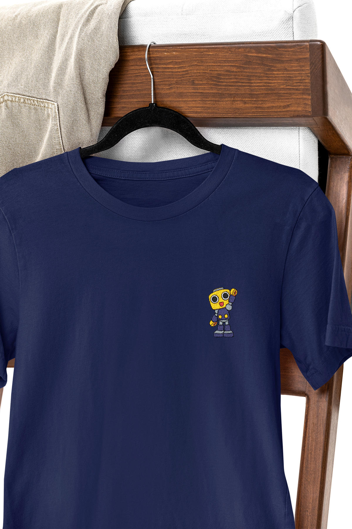 Servbot Embroidered Shirt, Tron Bonne Unisex Tshirt, Mega Man Legends Tee