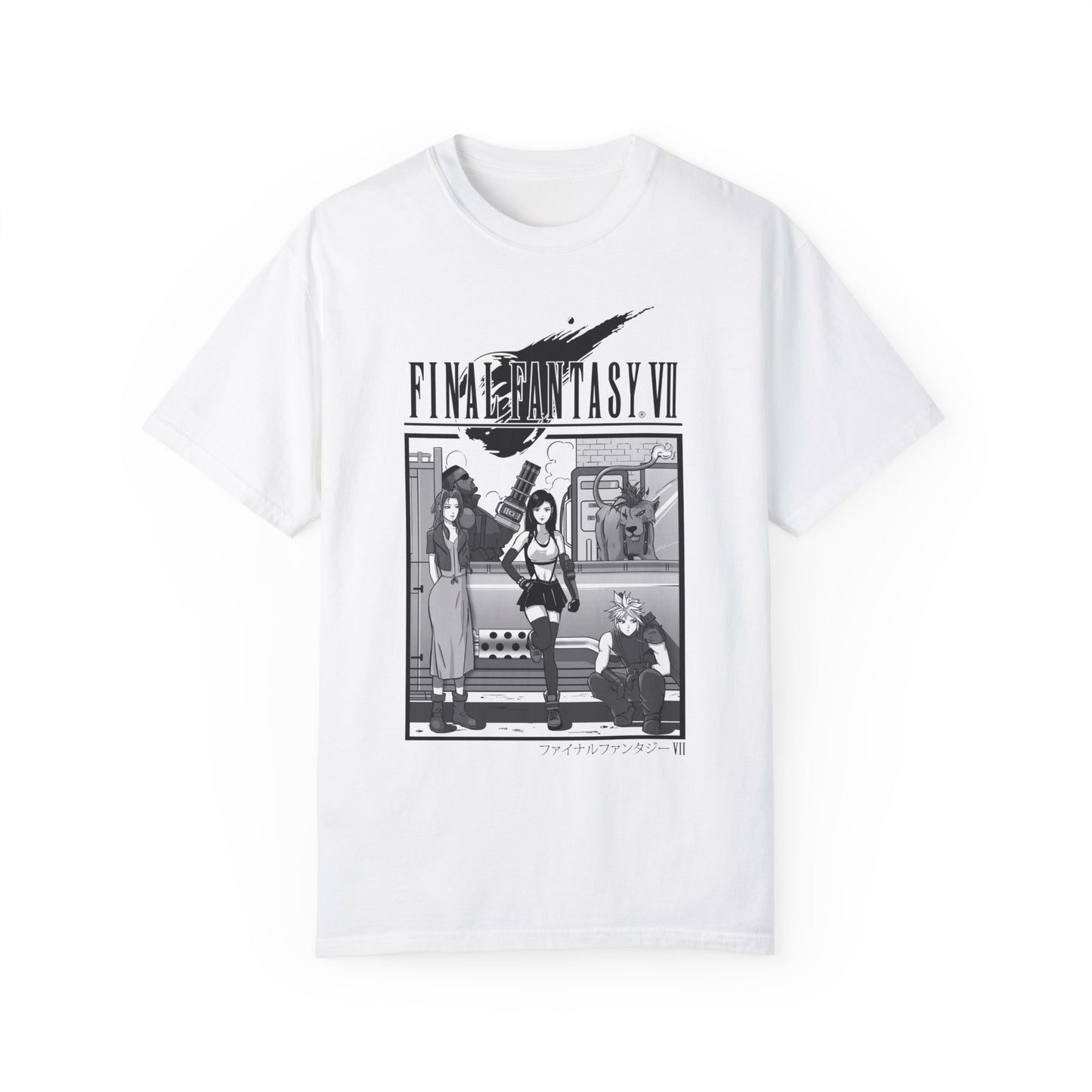 Final Fantasy 7 Tshirt - Road Trip, Unisex Garment-Dyed T-shirt