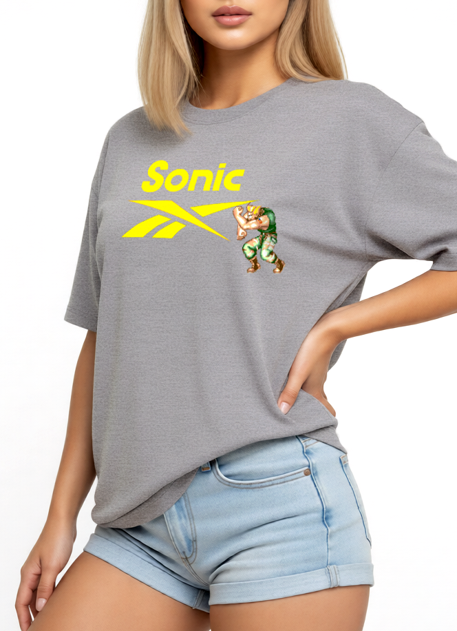 Guile Sonic Boom Shirt, Unisex Street Fighter Parody Tee
