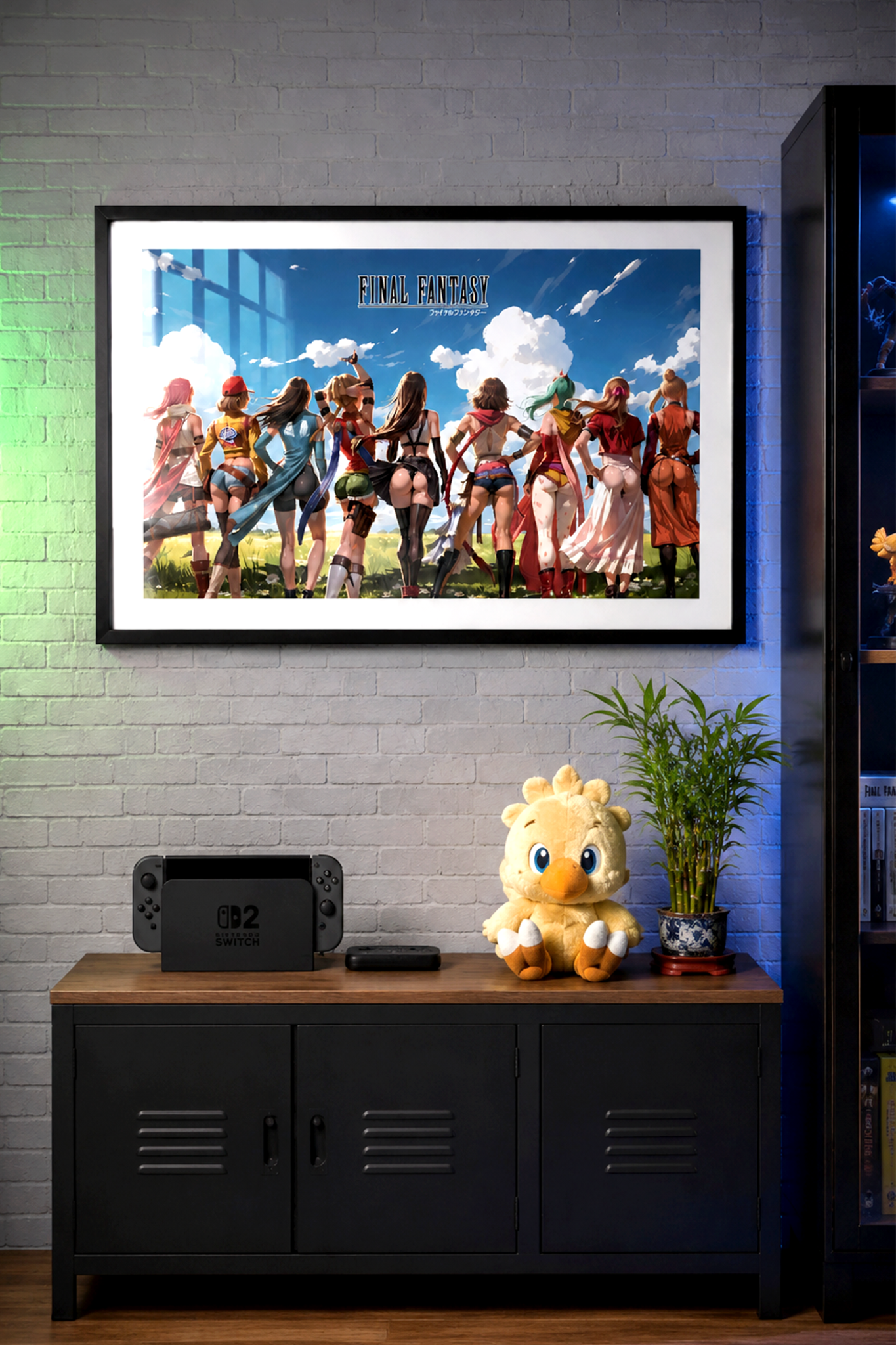 Final Fantasy Poster, Sexy RPG Gamer Poster