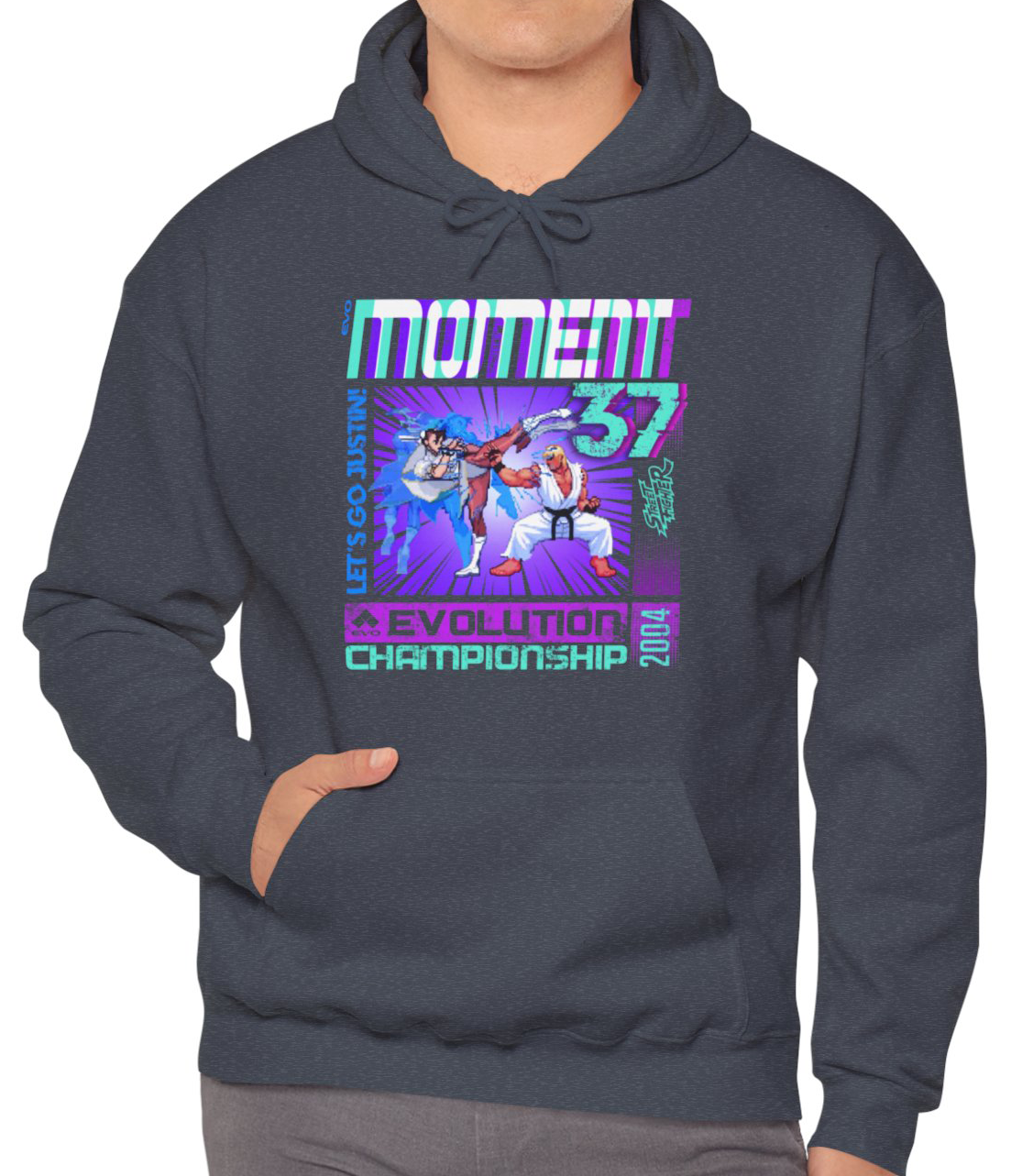 STREET FIGHTER UNISEX HOODIE - STREET FIGHTER MOMENT 37 HOODED SWEATSHIRT