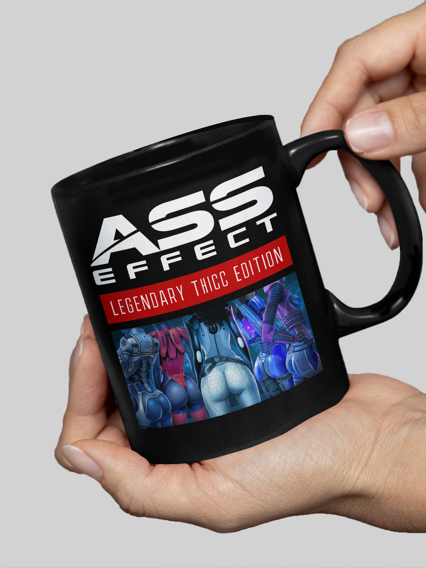 MASS EFFECT - ASS EFFECT LEGENDARY THICC EDITION BLACK MUG 11OZ