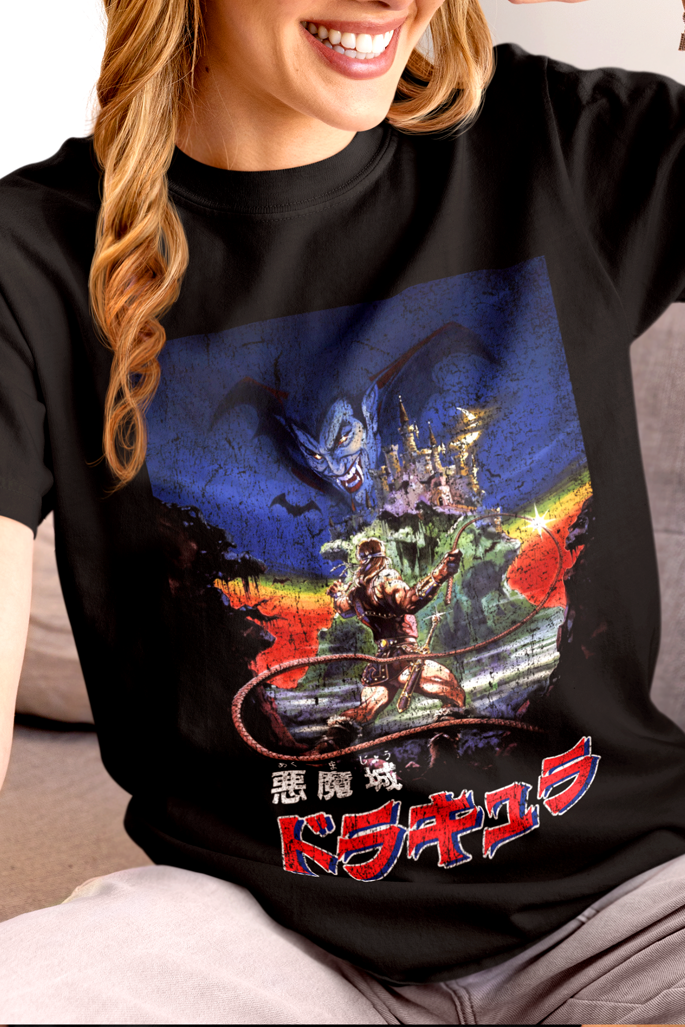 Castlevania Shirt, Unisex Comfort Colors 1717 Tshirt, Japanese Title Variant