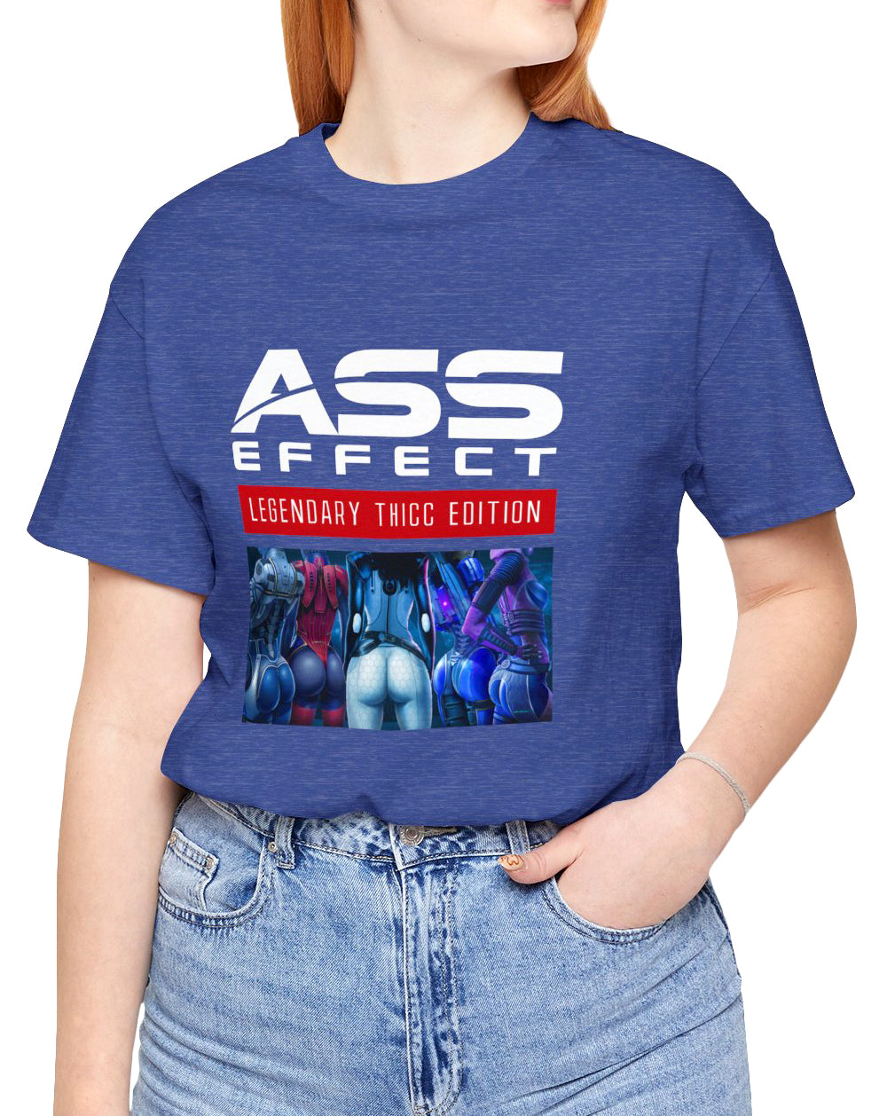 MASS EFFECT - ASS EFFECT LEGENDARY THICC EDITION UNISEX TEE