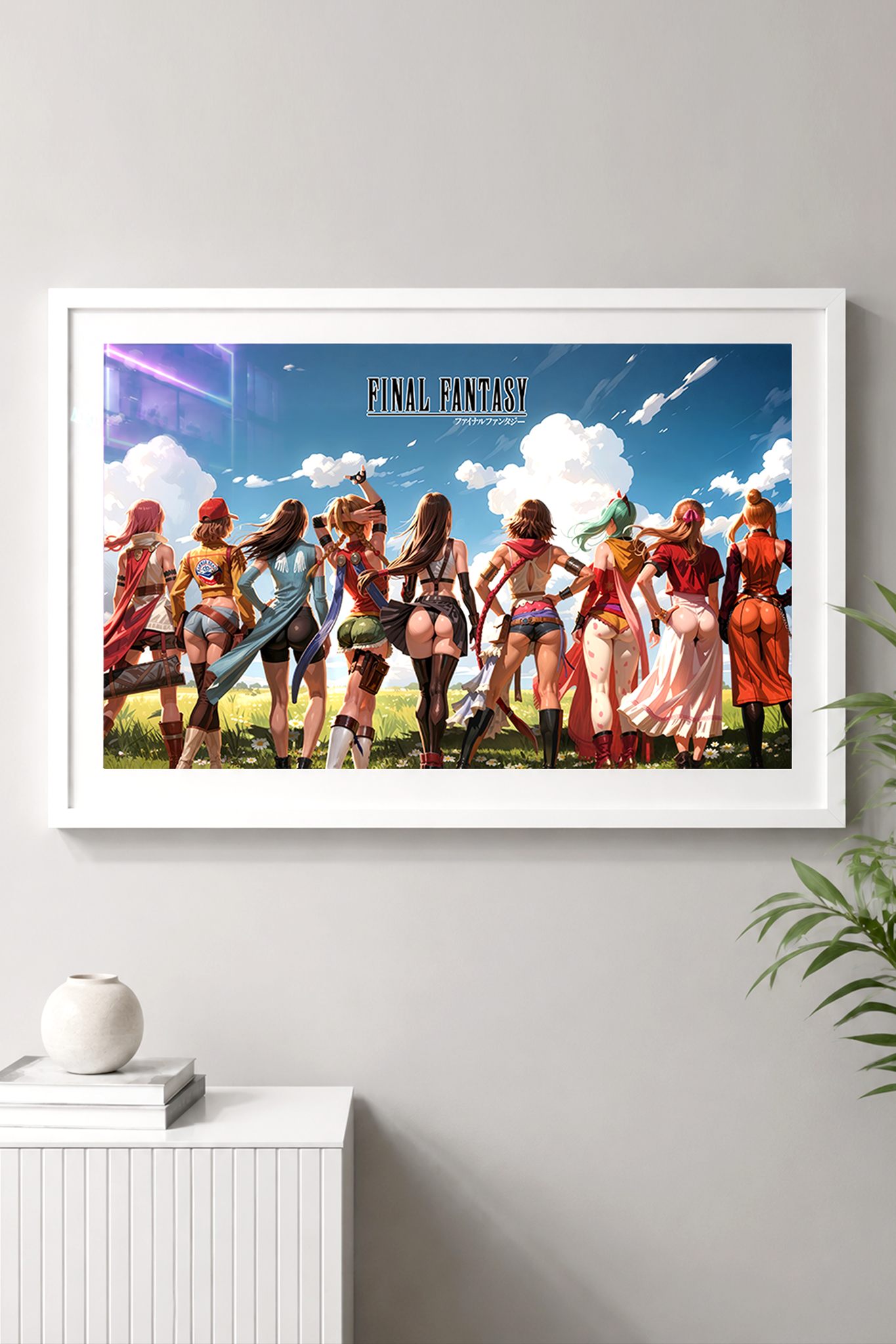 Final Fantasy Poster, Sexy RPG Gamer Poster