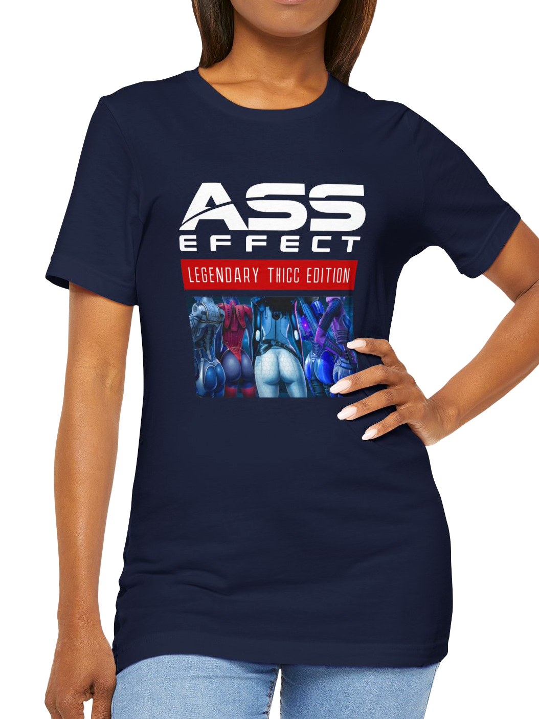 MASS EFFECT - ASS EFFECT LEGENDARY THICC EDITION UNISEX TEE