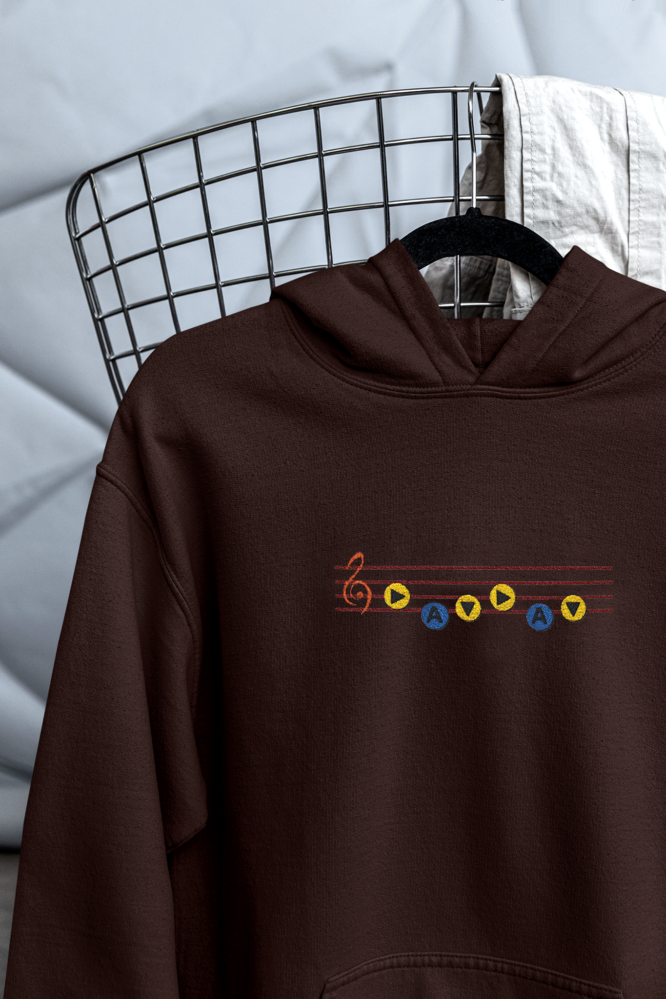 Song of Time Embroidered Hoodie, Unisex Gildan Hooded Sweatshirt