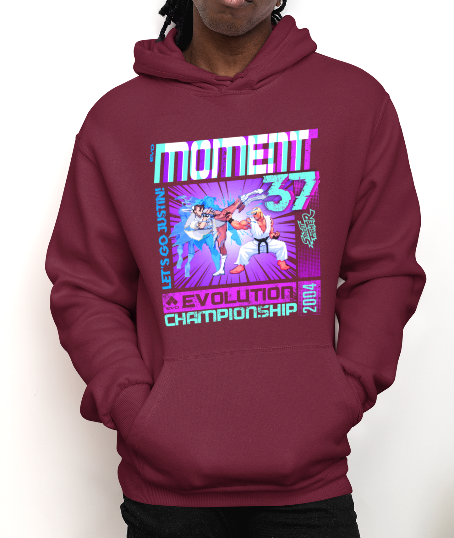 STREET FIGHTER UNISEX HOODIE - STREET FIGHTER MOMENT 37 HOODED SWEATSHIRT