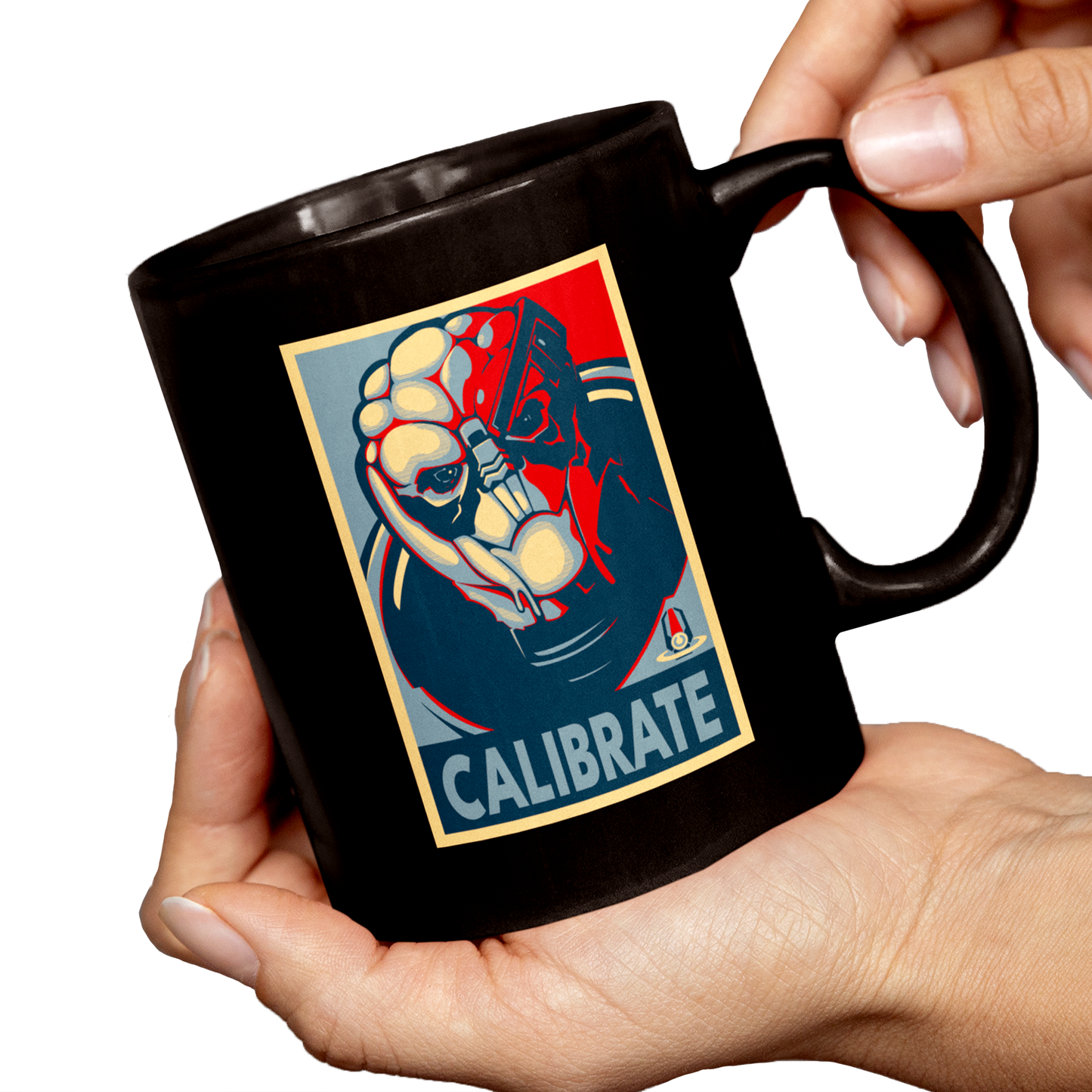 MASS EFFECT - GARRUS VAKARIAN - CALIBRATE BLACK MUG- 11OZ