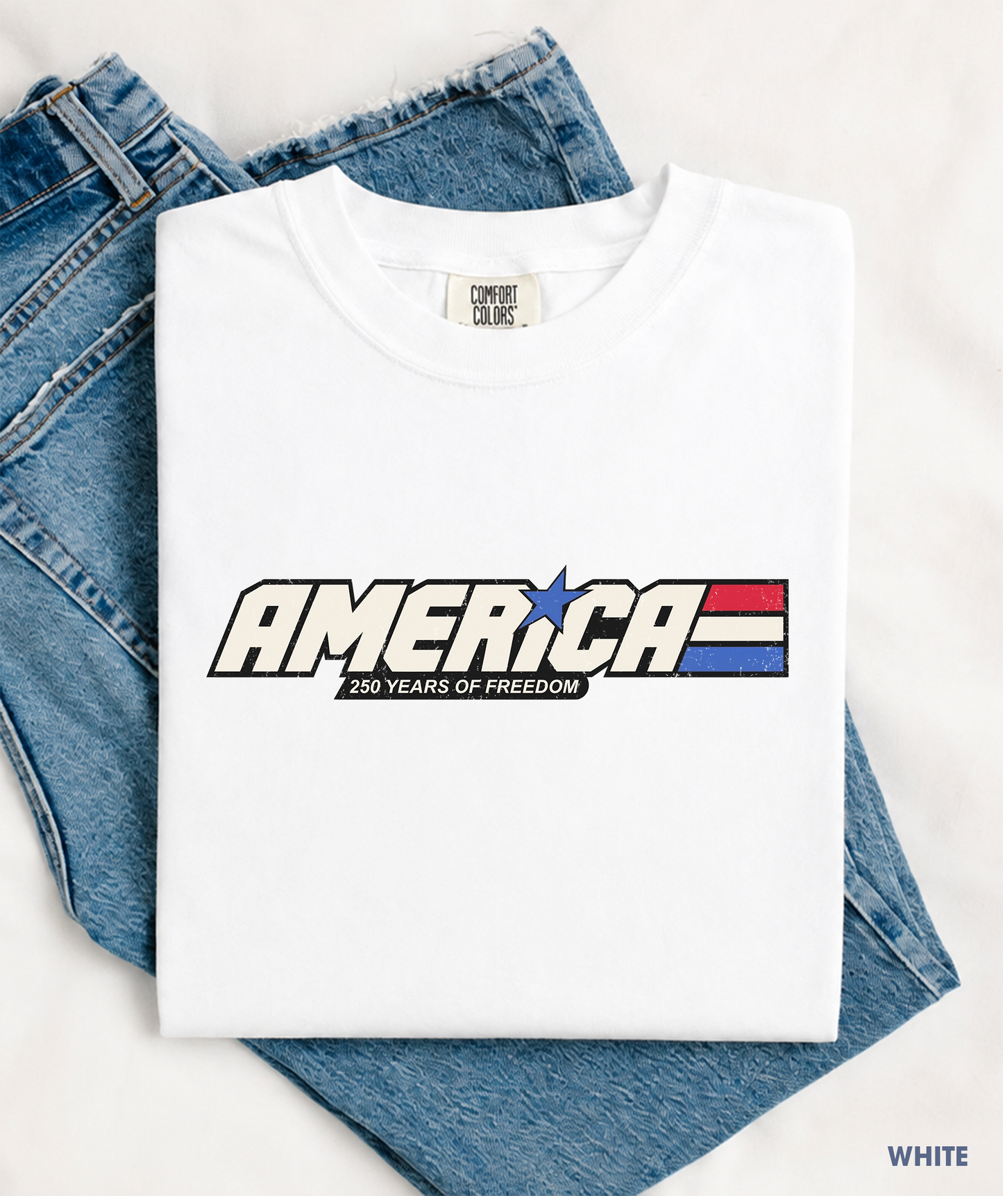 America 250 Years Of Freedom Shirt, Comfort Colors Unisex Tshirt, USA Patriot Shirt