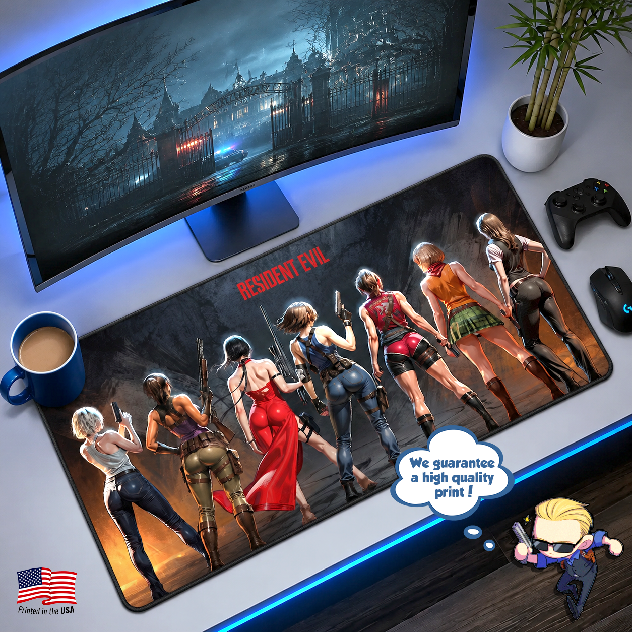 Resident Evil Desk Mat, RE Play Mat