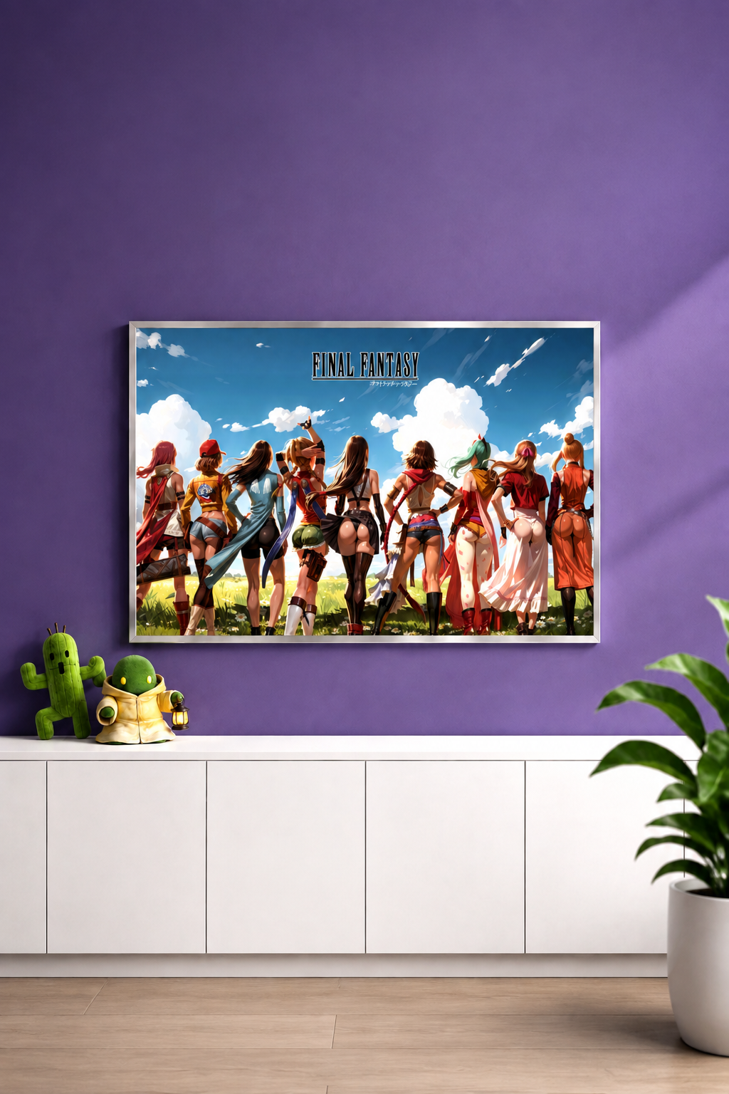 Final Fantasy Poster, Sexy RPG Gamer Poster