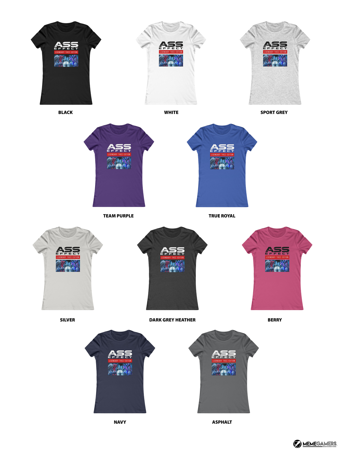 MASS EFFECT - ASS EFFECT LEGENDARY THICC EDITION WOMEN'S TEE