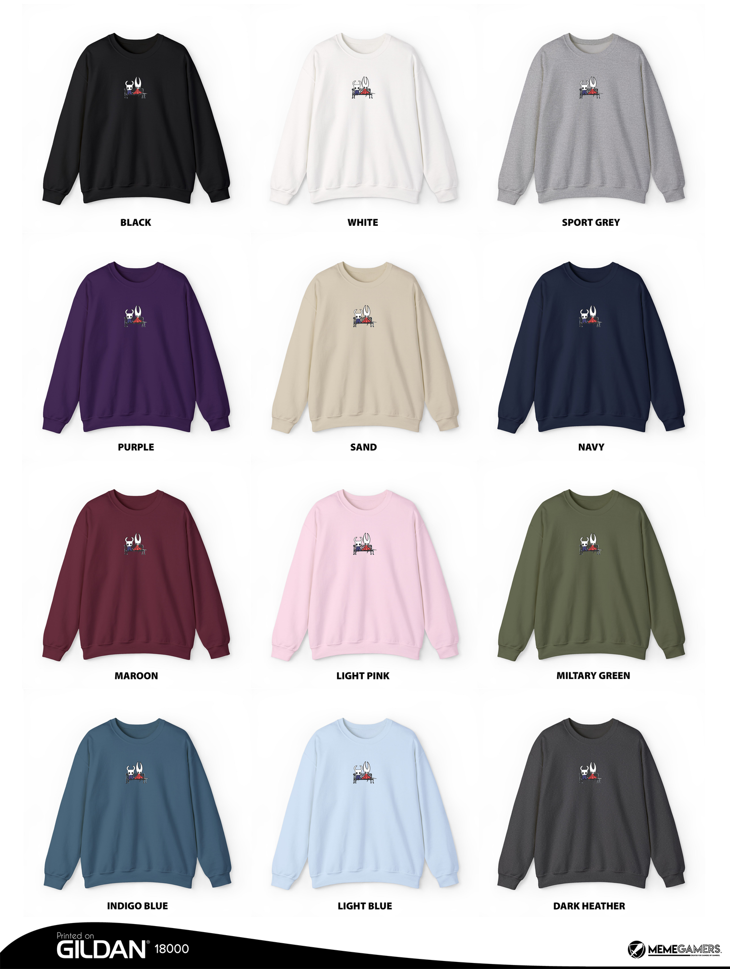 Hollow Knight Sweater, Gildan Unisex Sweatshirt