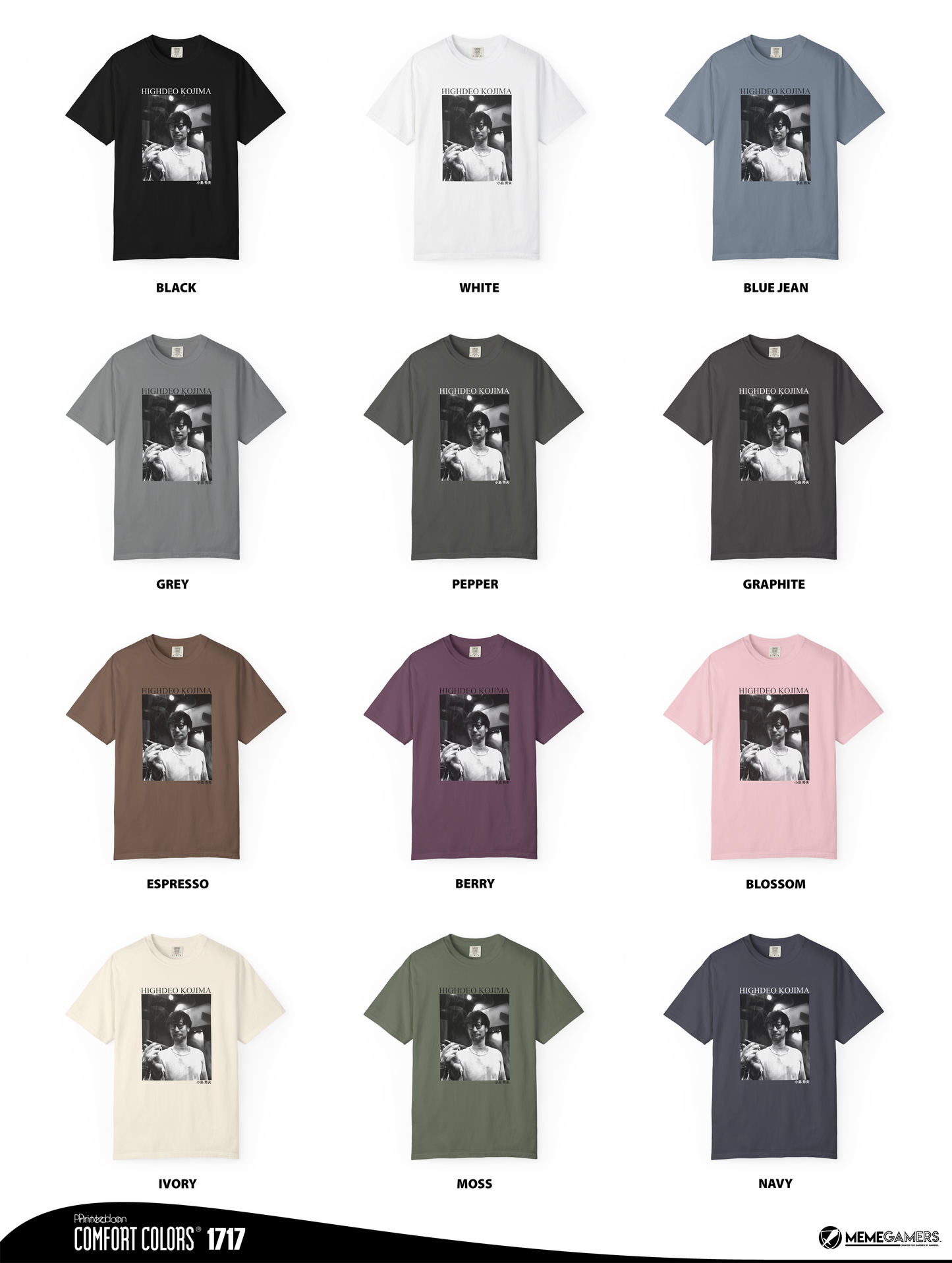 Hideo Kojima Shirt, Highdeo Kojima Unisex Tshirt