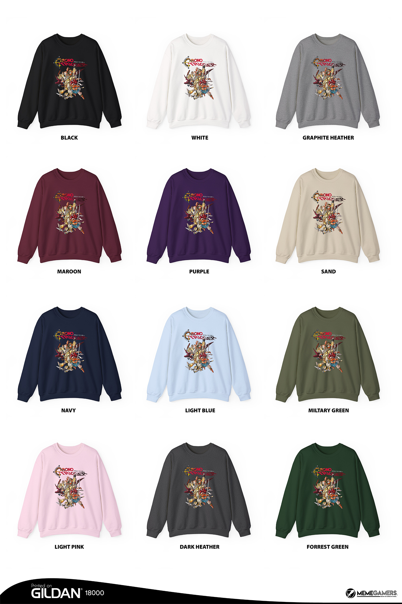 Chrono Trigger Sweatshirt, Unisex Gamer Sweater