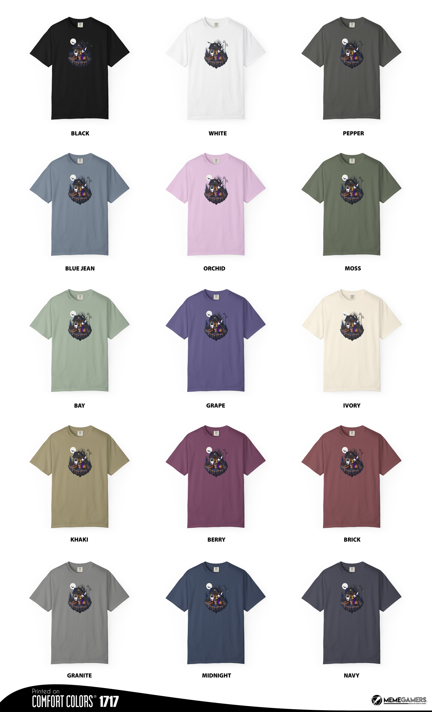 Hollow Knight Halloween Shirt, Comfort Colors Unisex Tee